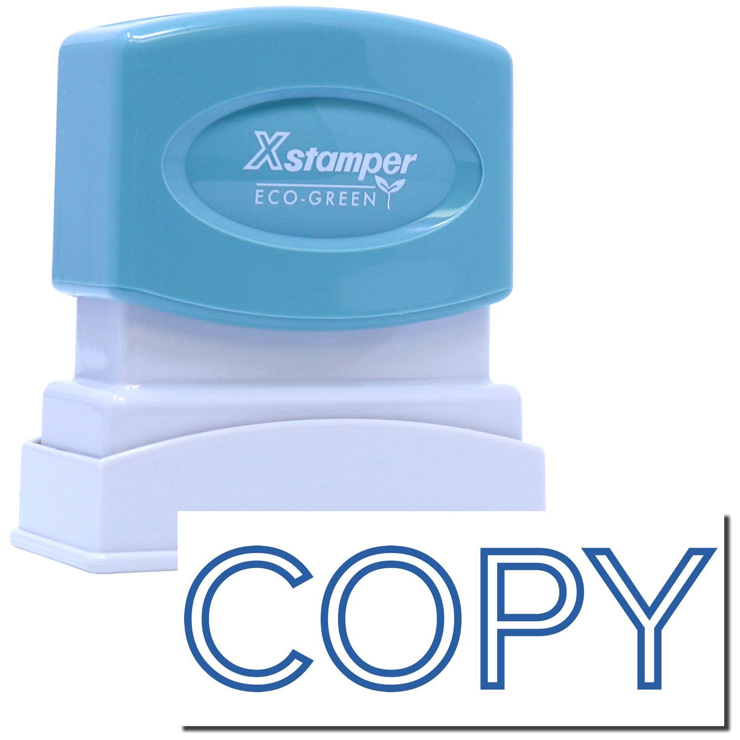 Blue Copy Xstamper Stamp Main Image