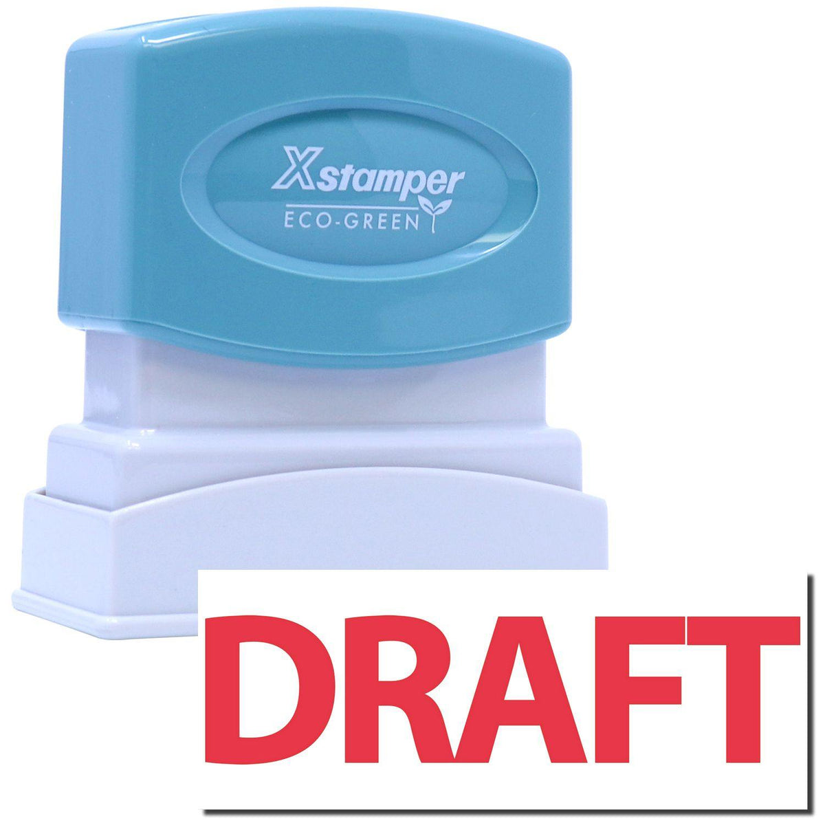 Red Draft Xstamper Stamp Main Image