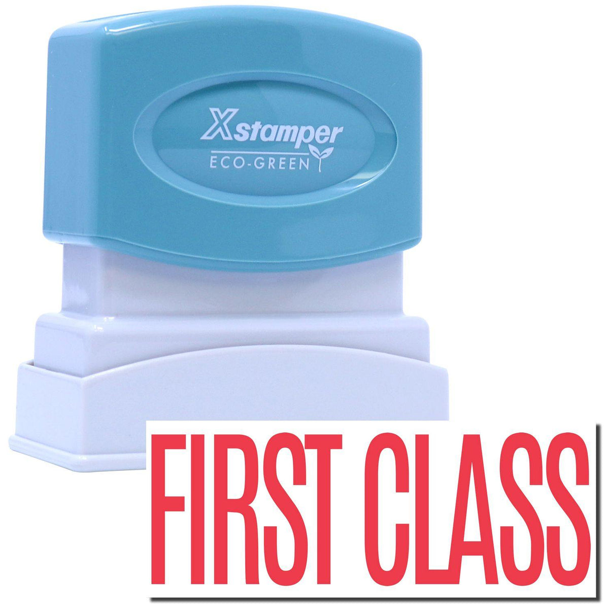 Red First Class Xstamper Stamp Main Image