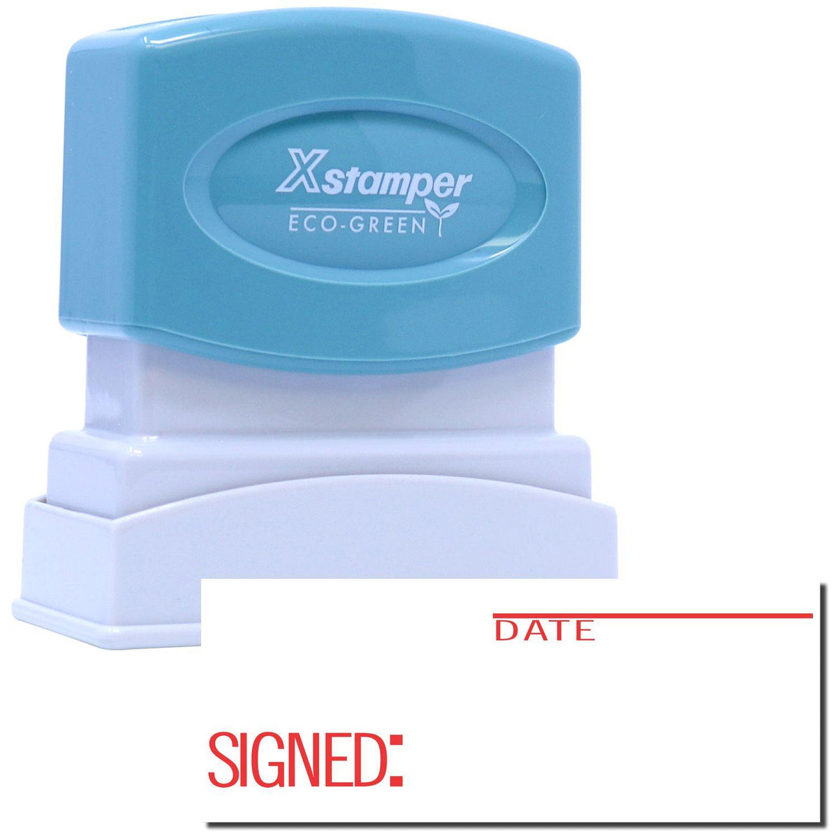 Signed:Date Xstamper Stamp Main Image