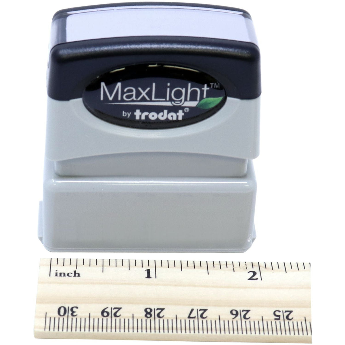 Maxlight Pre Inked Stamp Xl2 75 Front Ruler