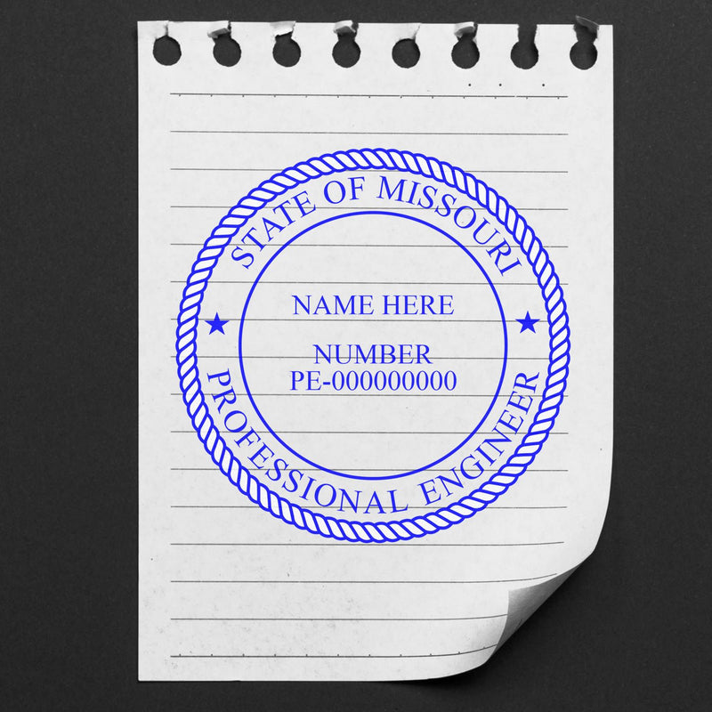 MISSOURI PROFESSIONAL ENGINEER SEAL REQUIREMENTS visual data 5