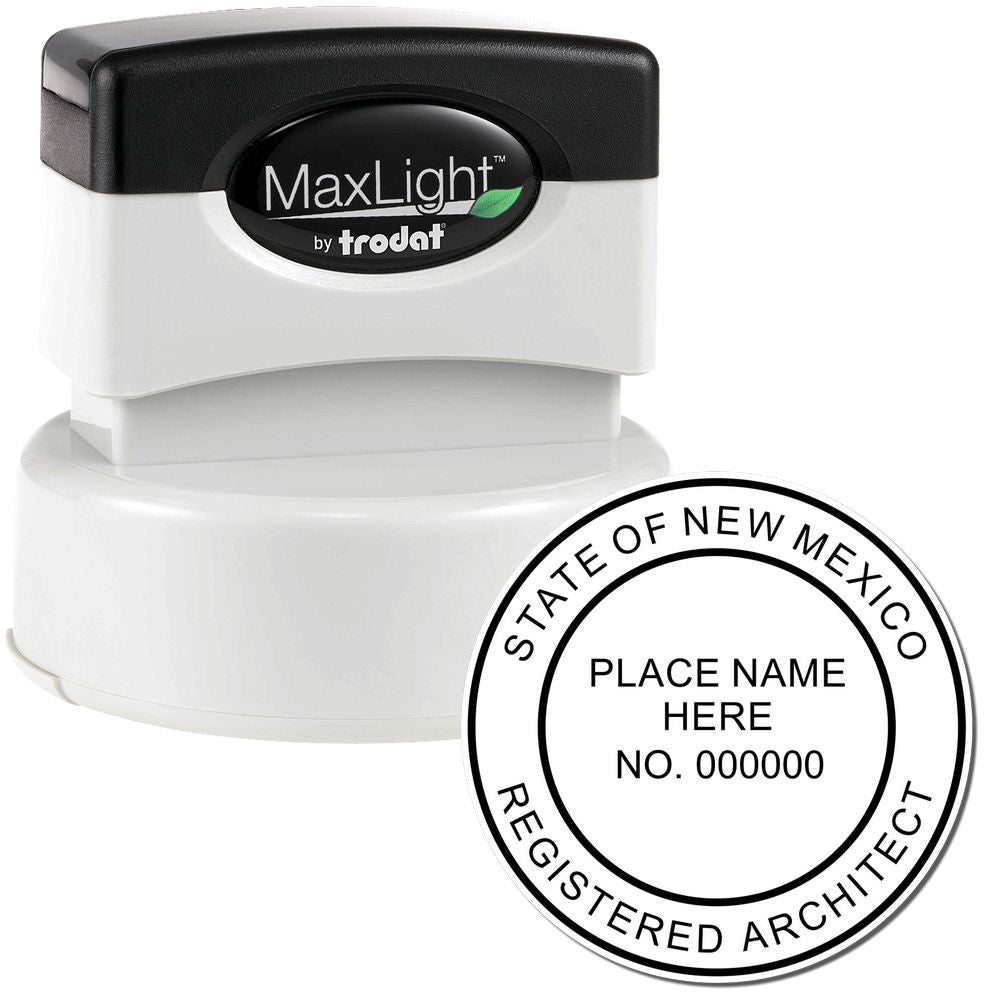 Premium MaxLight Pre-Inked New Mexico Architectural Stamp Main Image