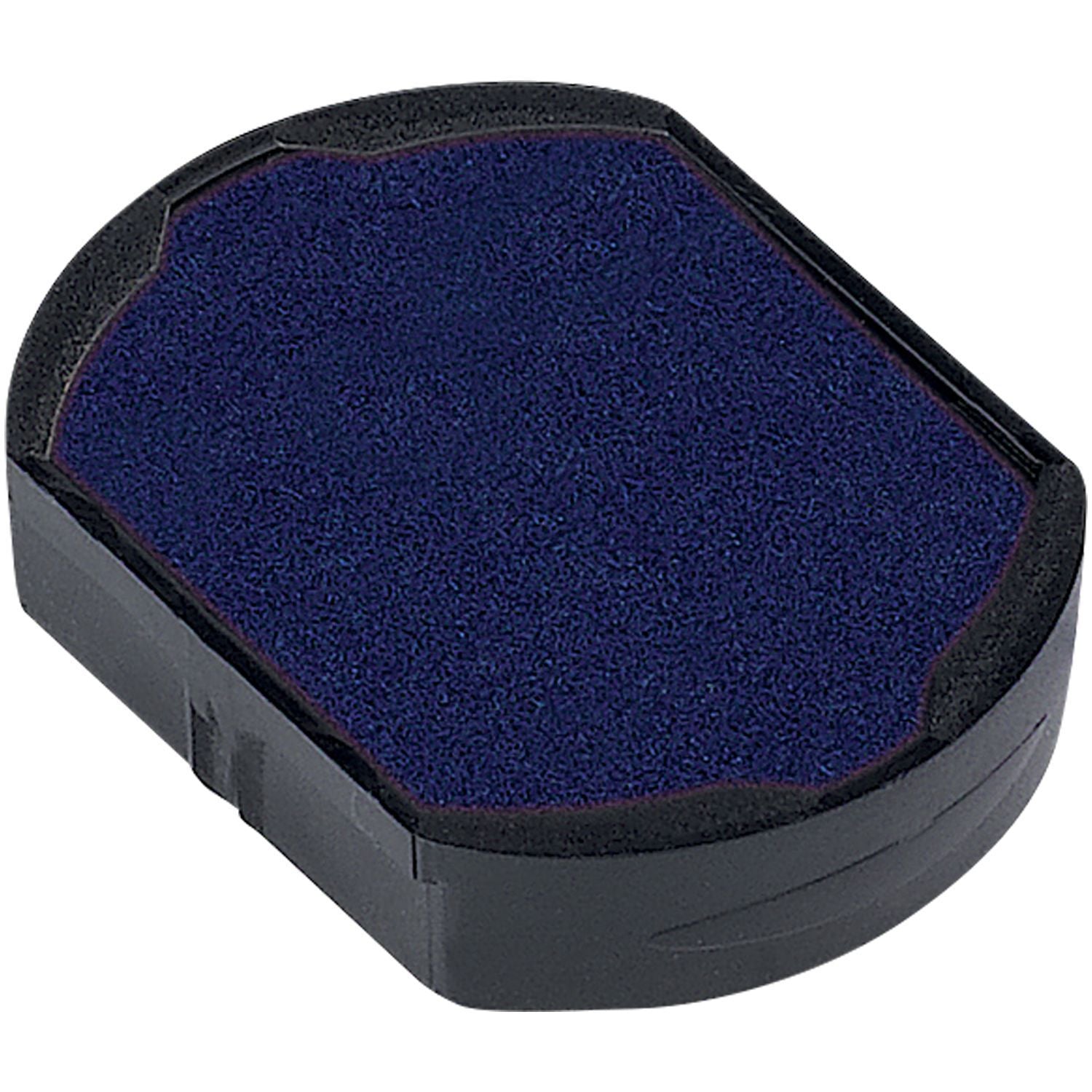 One Color Replacement Ink Pad for 46125 and 46025 Trodat Stamps, shown in blue, with a black plastic casing.