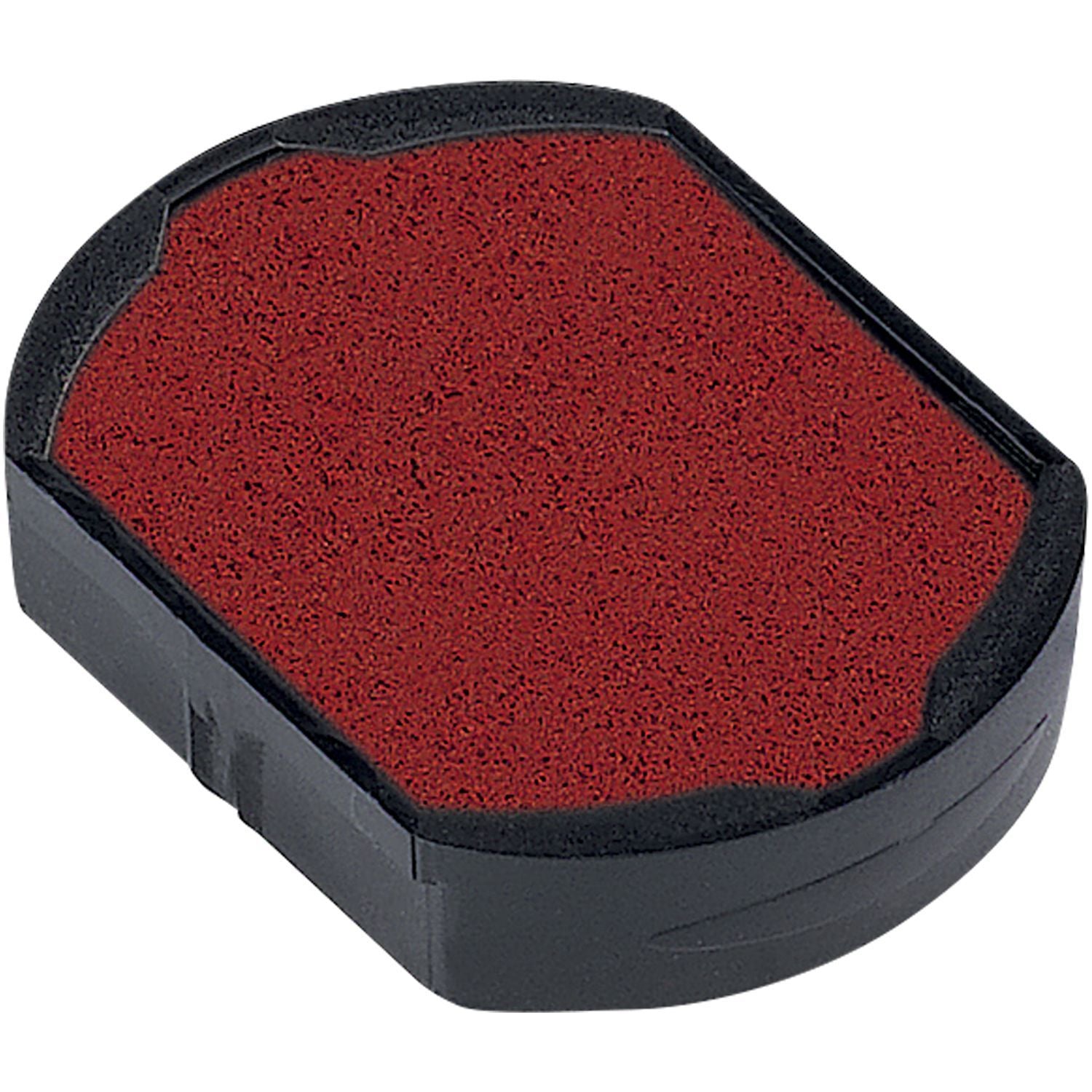 One Color Replacement Ink Pad for 46125 and 46025 Trodat Stamps, shown in red with a black plastic casing.