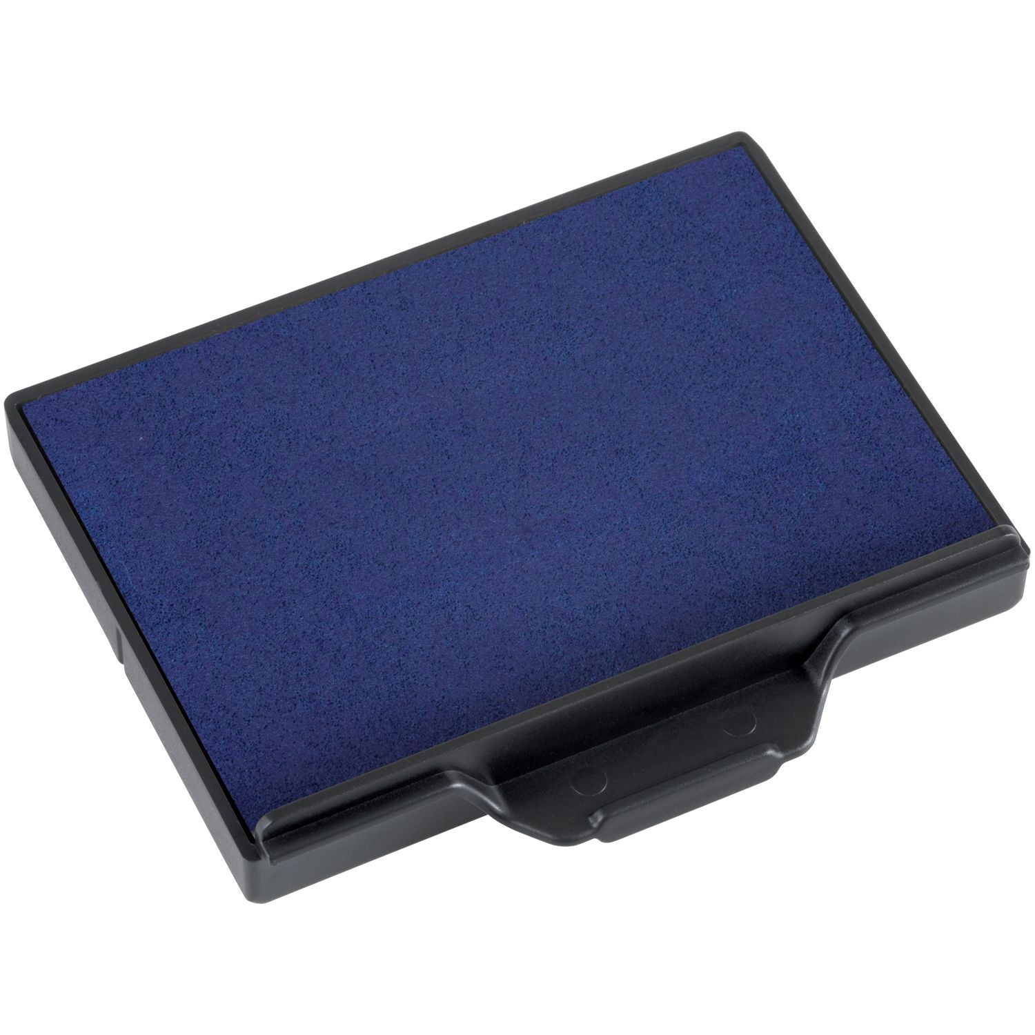 One Color Replacement Ink Pad for 5208 and 5480 Trodat Stamps, blue ink, rectangular shape with a black plastic casing.