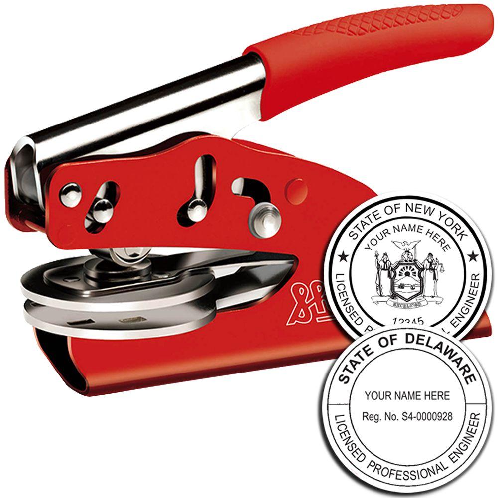 Professional Engineer Red Seal Handheld Embosser 3035Eng Main Image