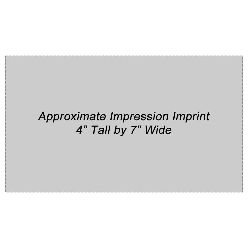 Impression Area for Regular Rubber Stamp Size 4 x 6