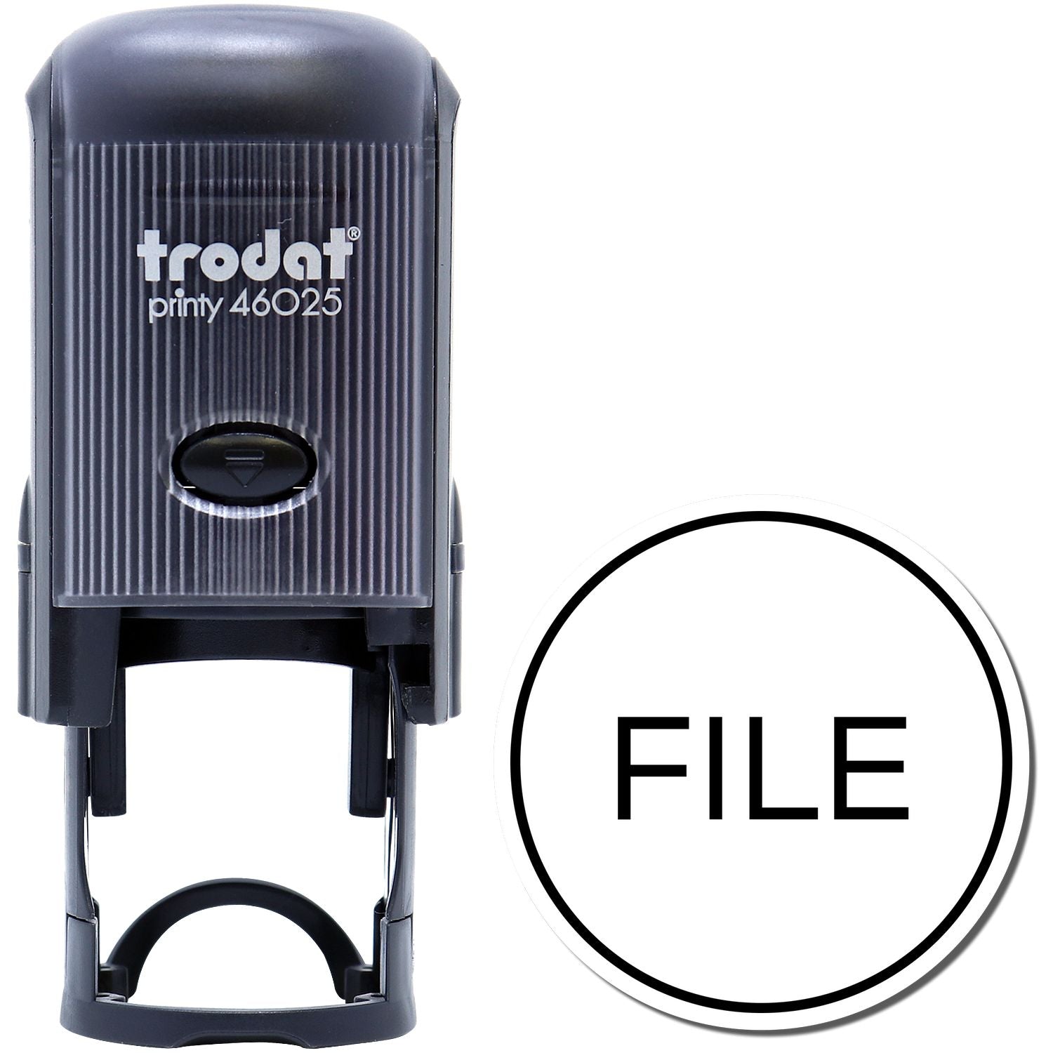 Self-Inking Round File Stamp | Office Stamp | Engineer Seal Stamps