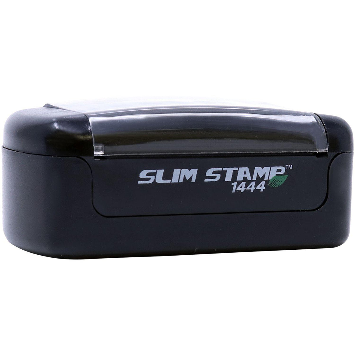 Alt View of Slim Pre-Inked Deceased Stamp Front View