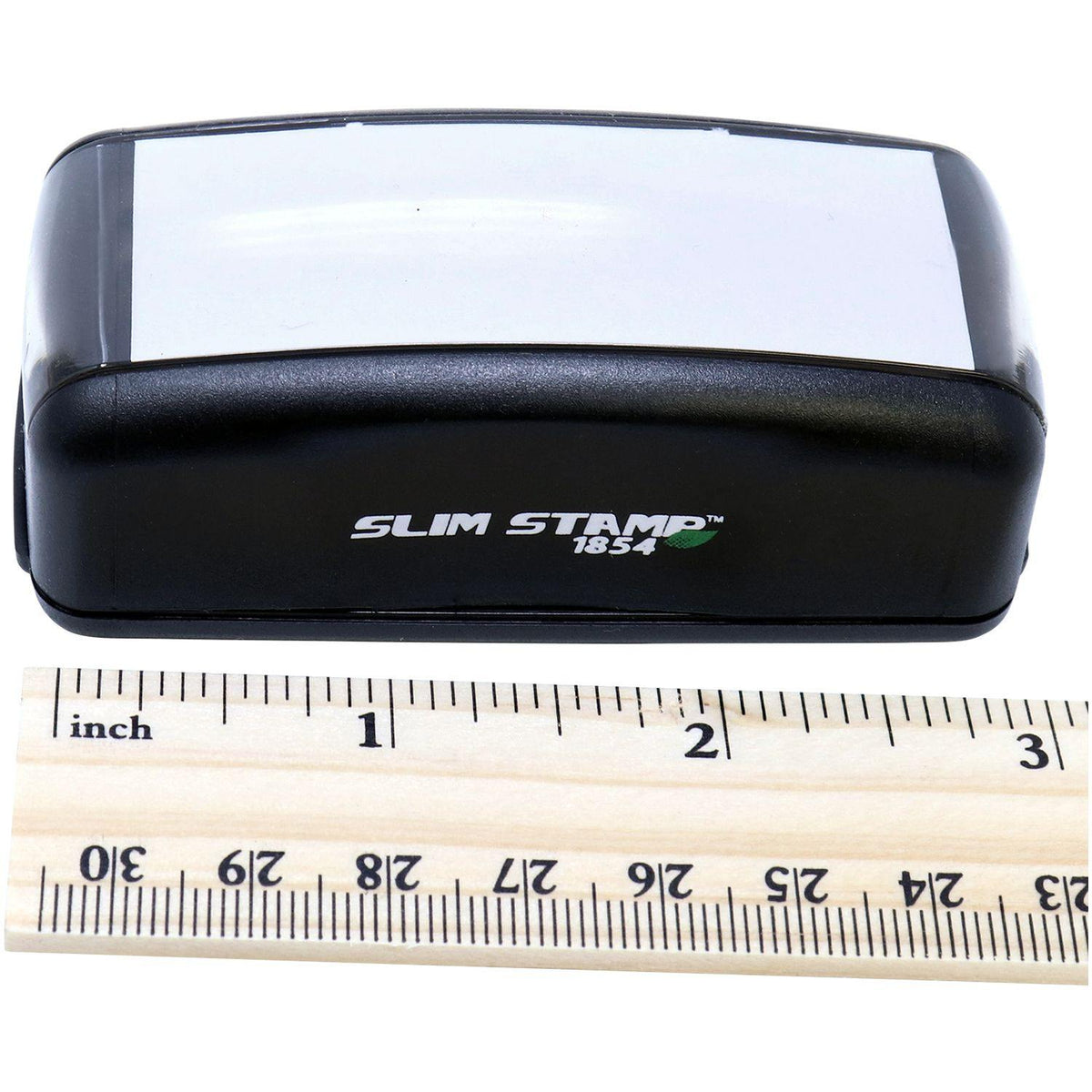 Measurement Large Pre-Inked Social Distancing Stamp with Ruler