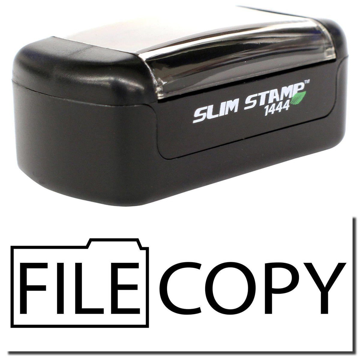 Slim Pre-Inked File Copy with Folder Stamp | Engineer Seal Stamps
