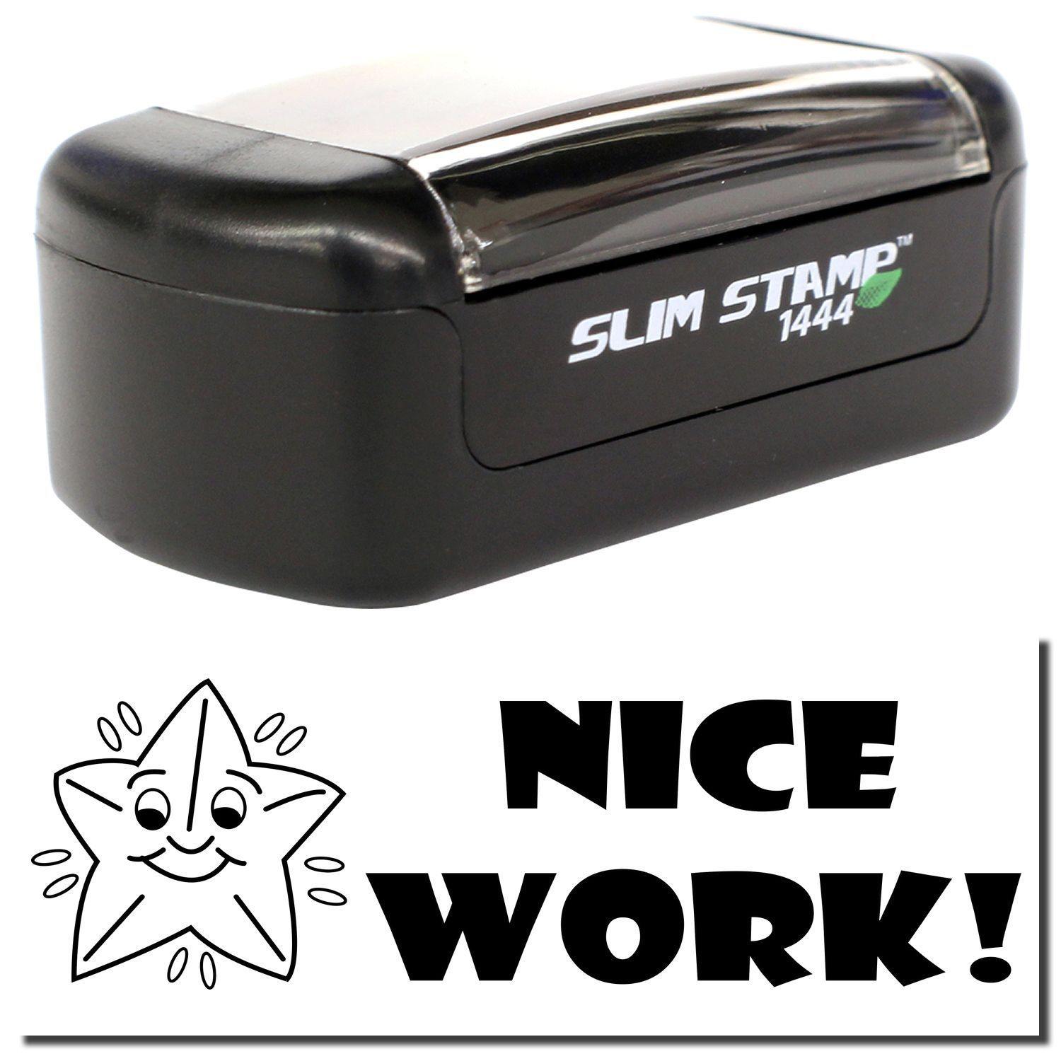 Slim Pre-Inked Nice Work Stamp Main Image