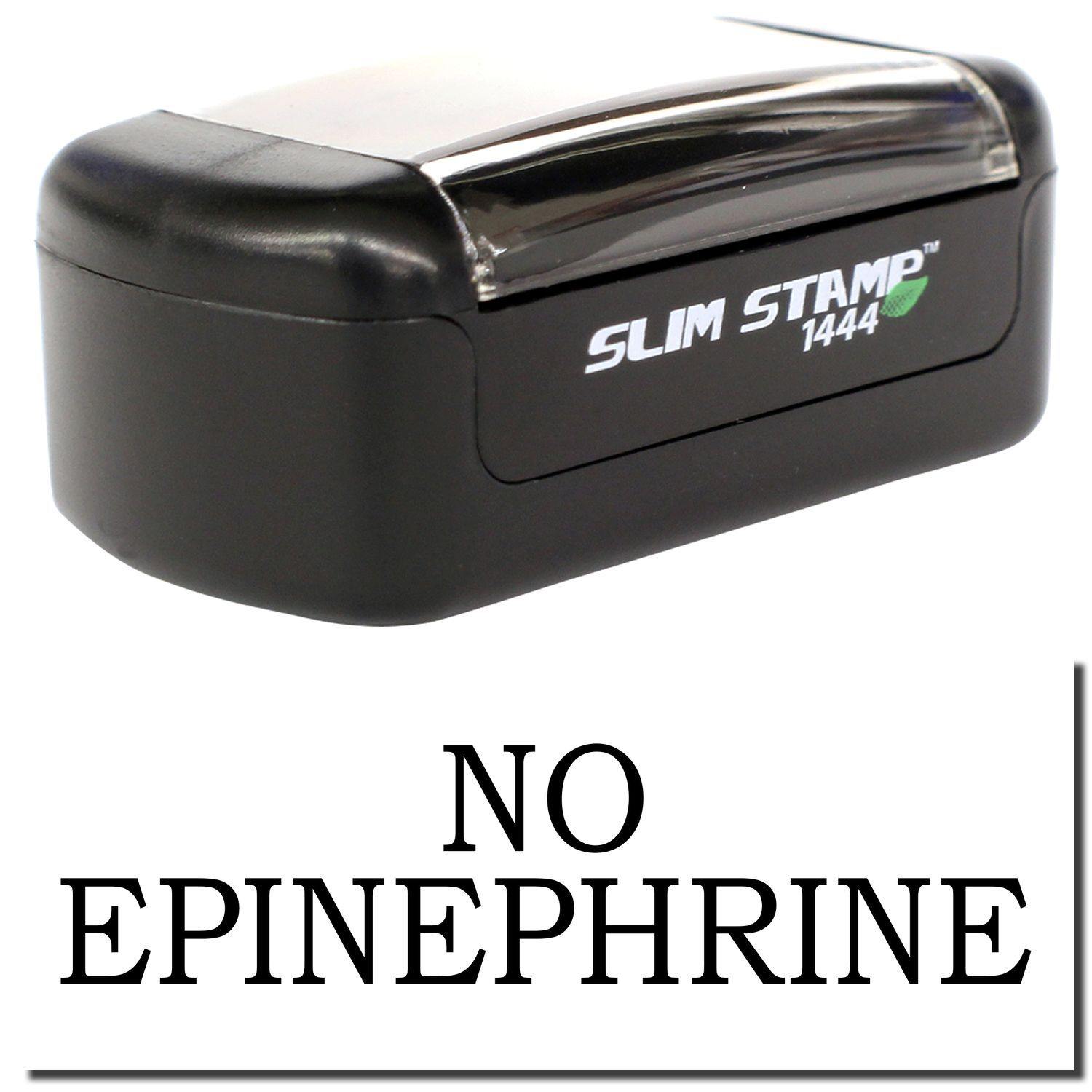 Slim Pre Inked No Epinephrine Stamp Main Image