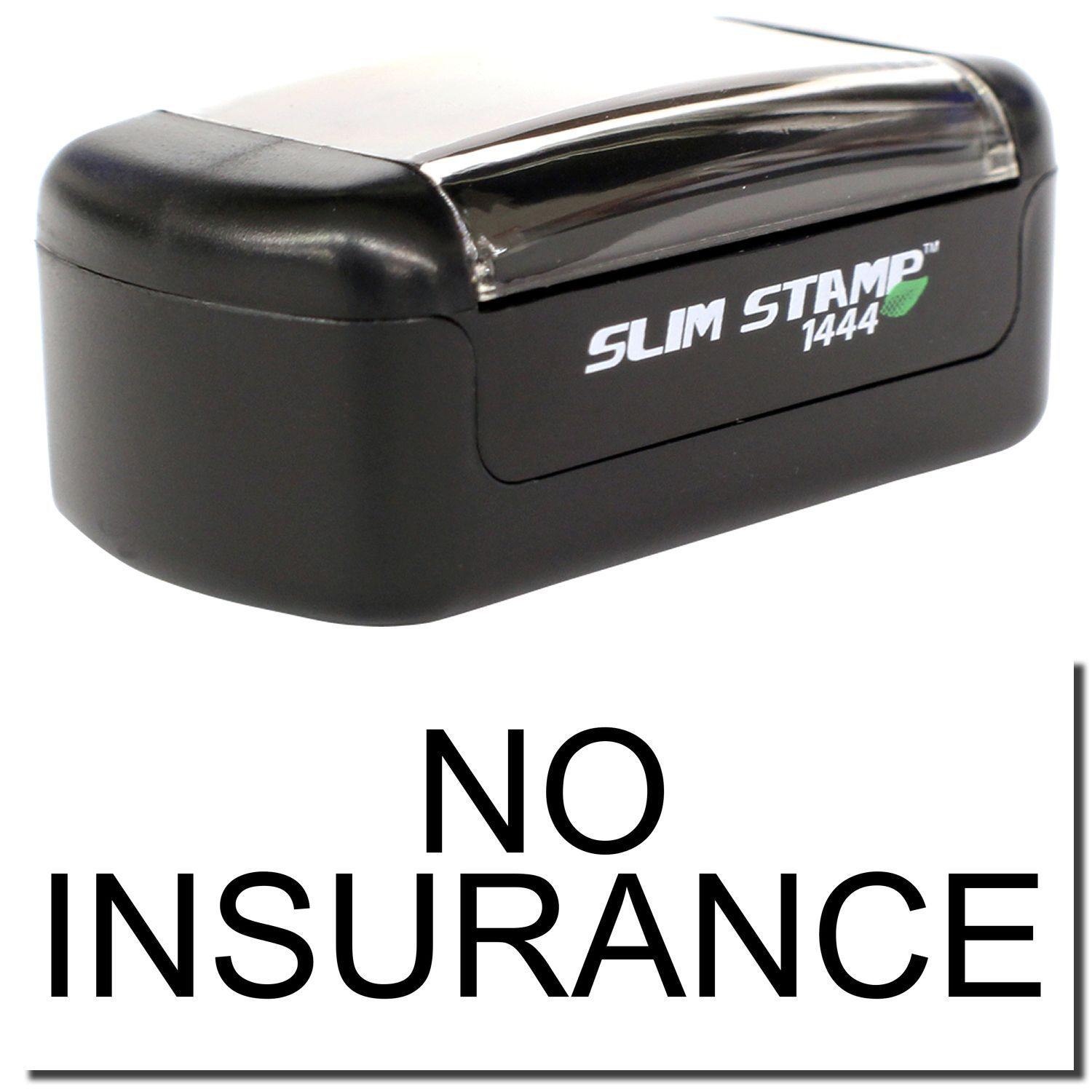 Slim Pre Inked No Insurance Stamp Main Image