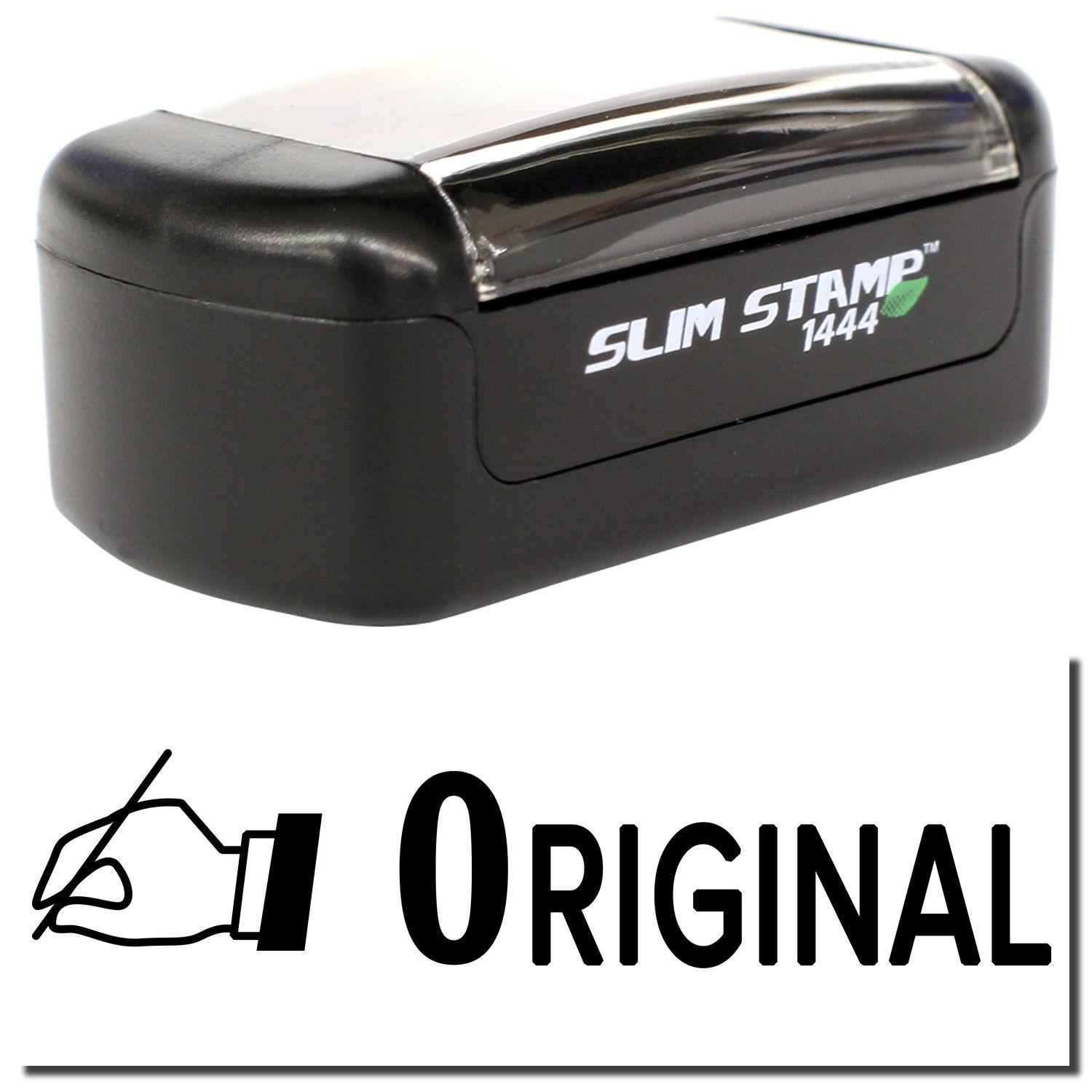 Slim Pre-Inked Original with Hand Stamp Main Image