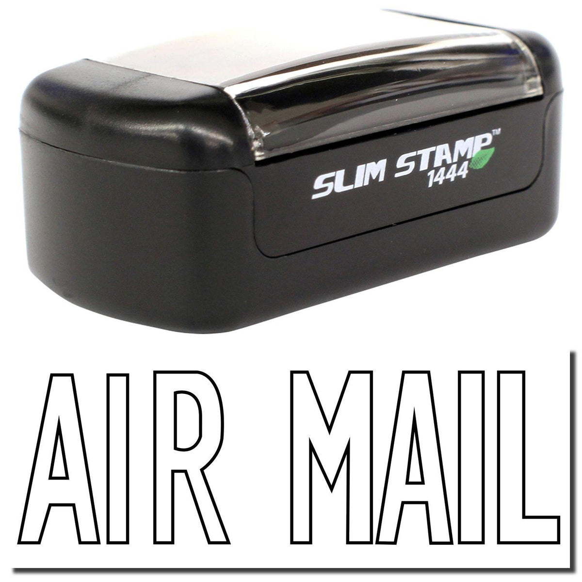 Slim Pre-Inked Outline Air Mail Stamp Main Image