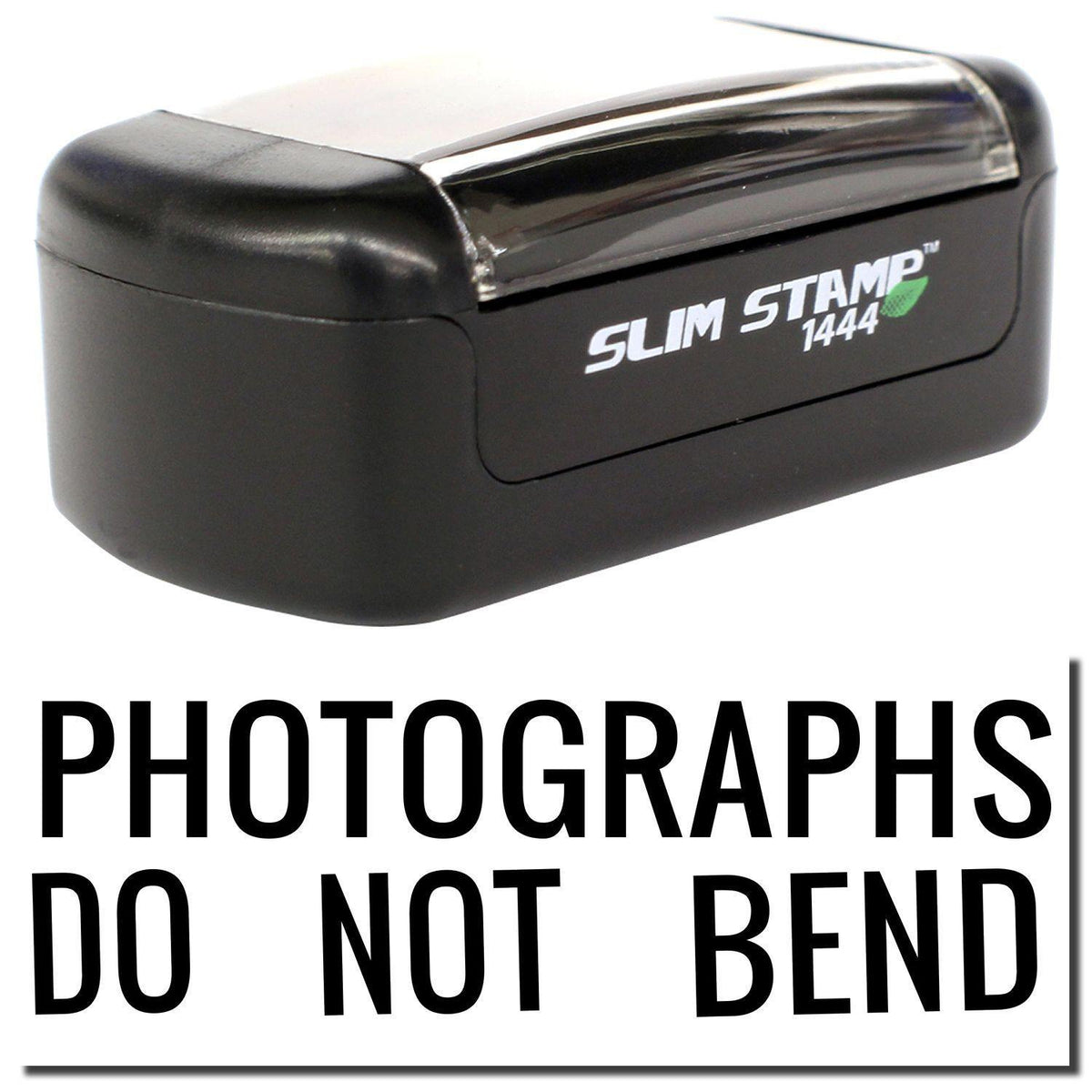 Slim Pre-Inked Photographs Do Not Bend Stamp Main Image