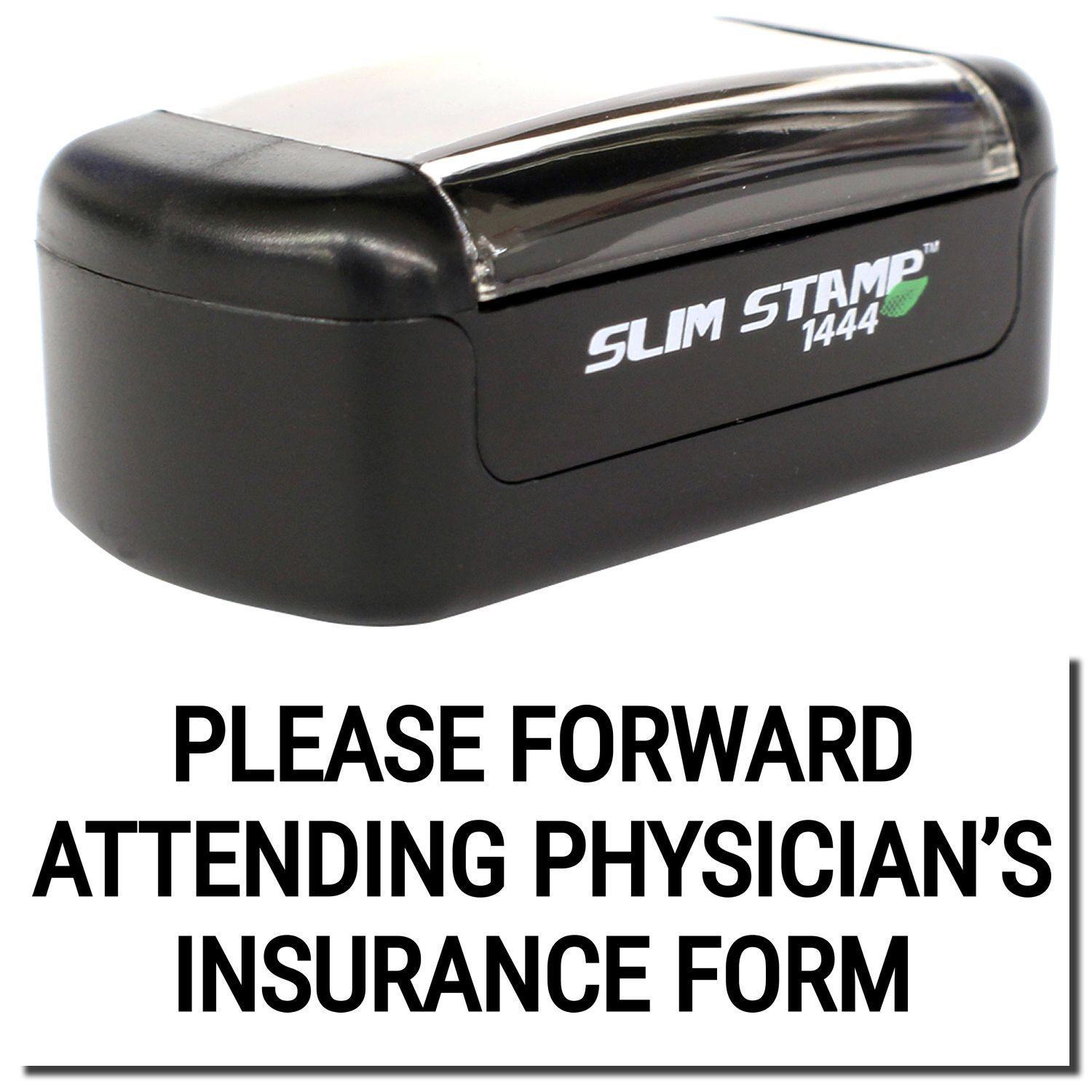 Slim Pre-Inked Please Forward Attending Physicians Stamp Main Image
