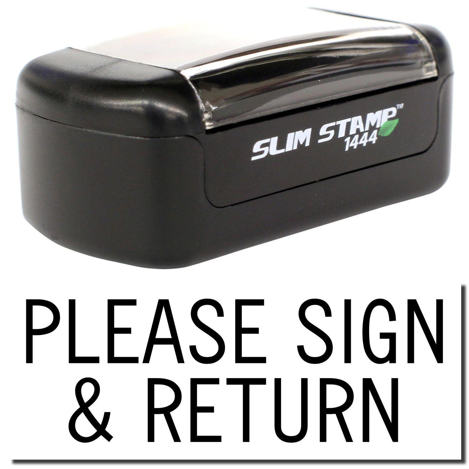 Slim Pre Inked Please Sign Return Stamp Main Image