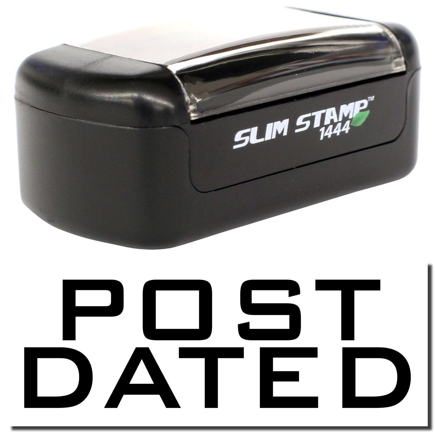 Slim Pre Inked Post Dated Stamp Main Image