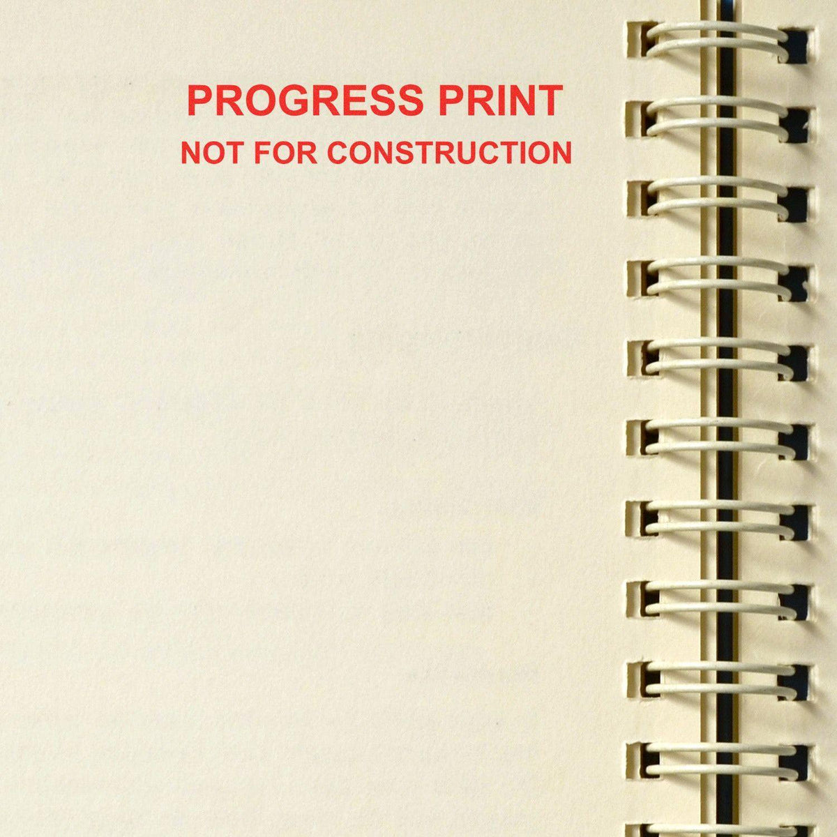 Slim Pre Inked Progress Print Stamp 3046Slim In Use 2