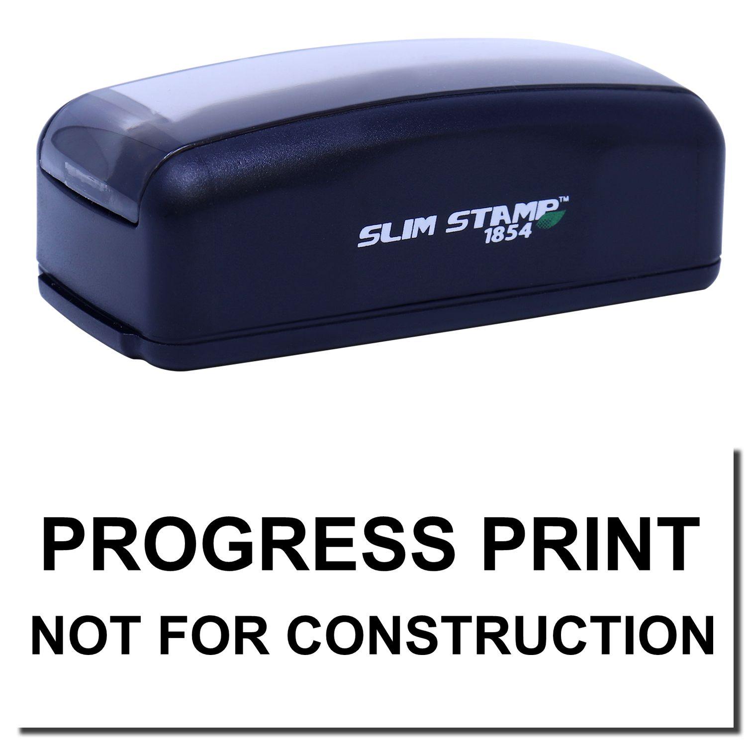 Slim Pre-Inked Progress Print Stamp Main Image