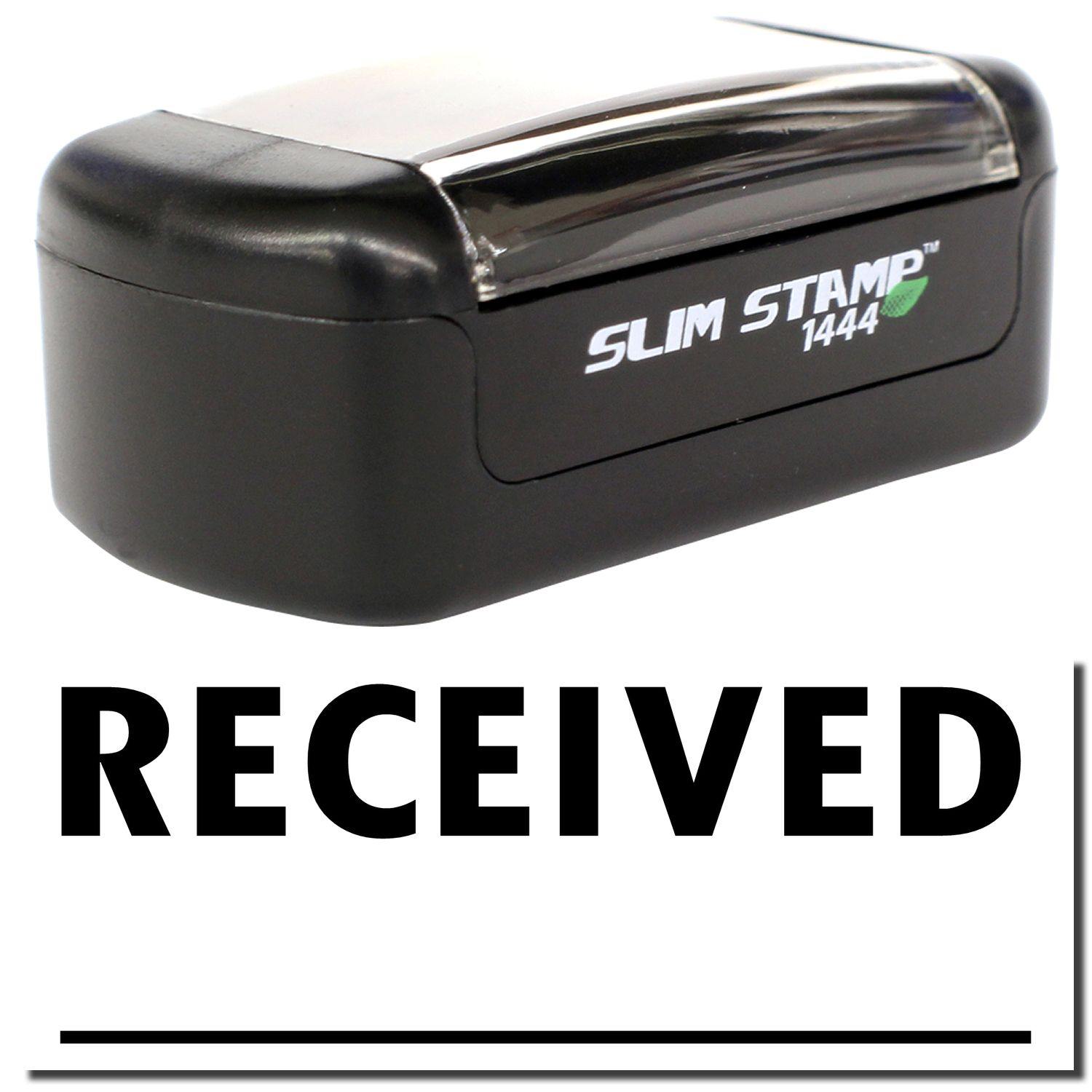 Slim Pre Inked Received Stamp Two Lines Main Image