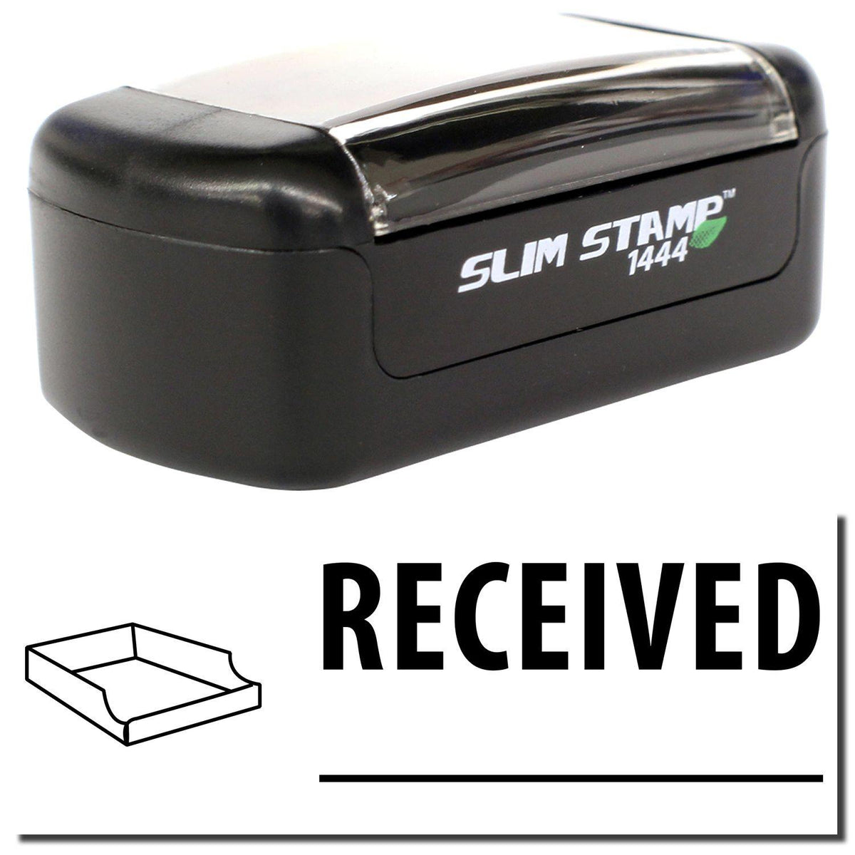 Slim Pre-Inked Received with Box Stamp Main Image
