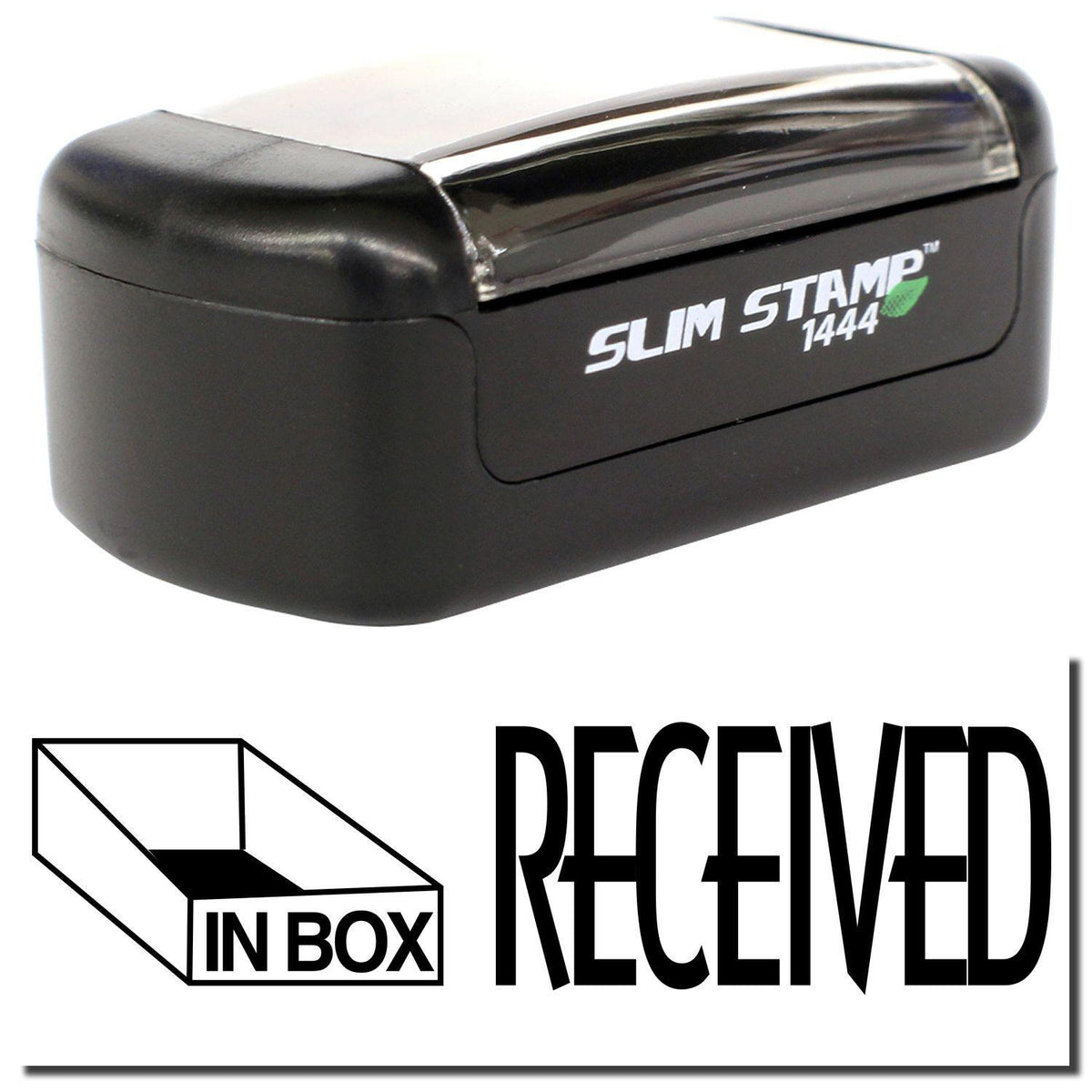 Slim Pre-Inked Received with In Box Icon Stamp Main Image