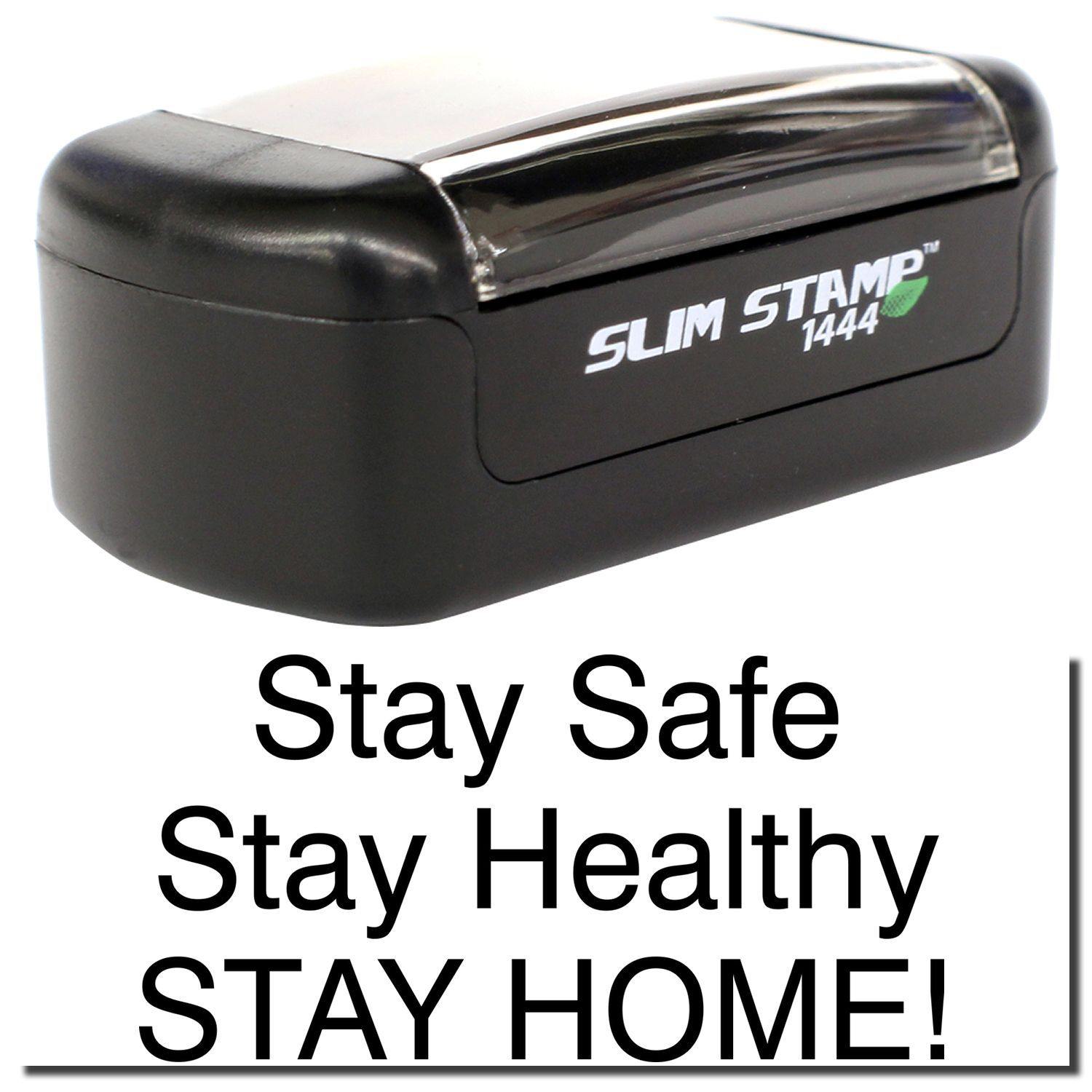 Slim Pre-Inked Stay Safe Stay Healthy Stamp Main Image