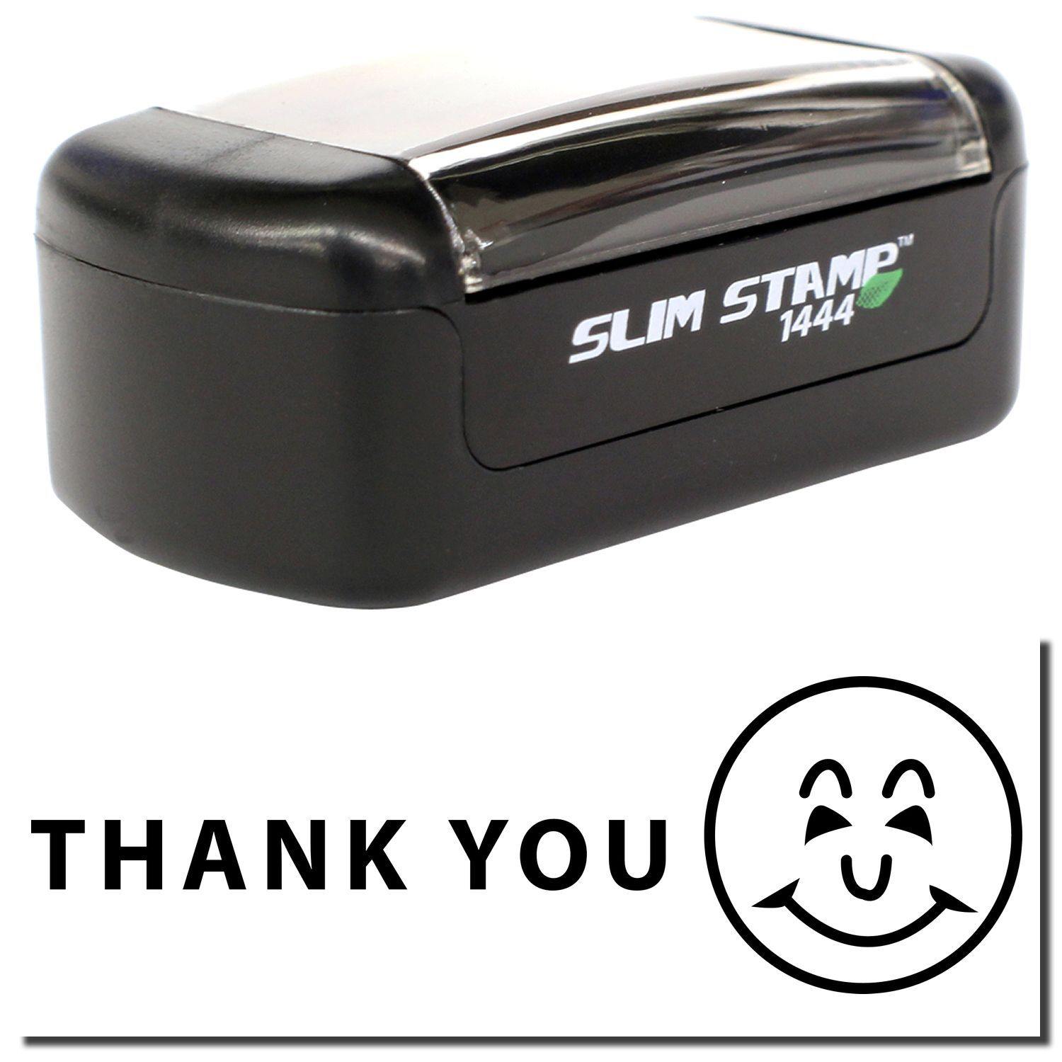 Slim Pre-Inked Thank You with Smiley Stamp Main Image