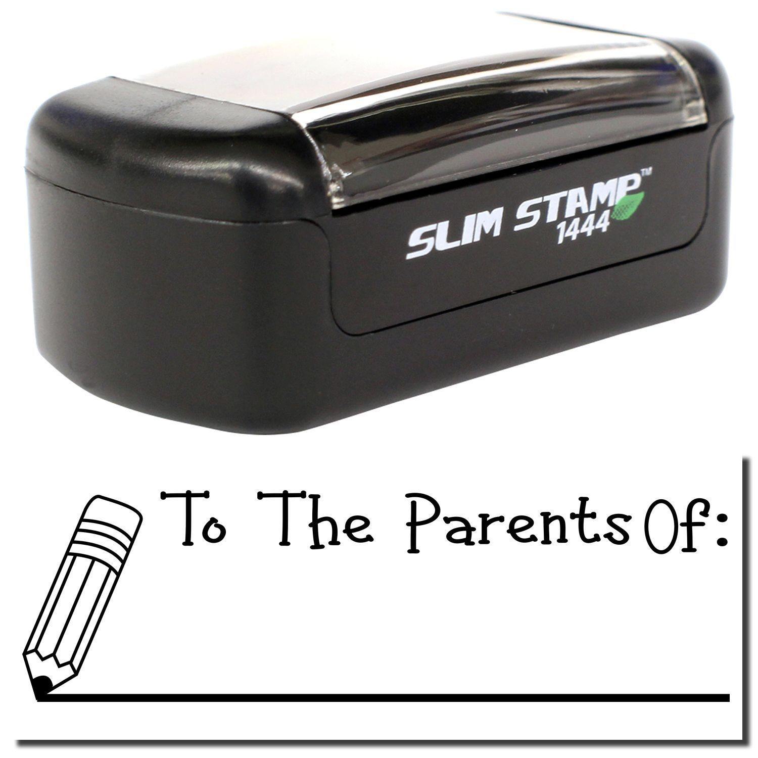 Slim Pre-Inked To The Parents Of with Line Stamp Main Image