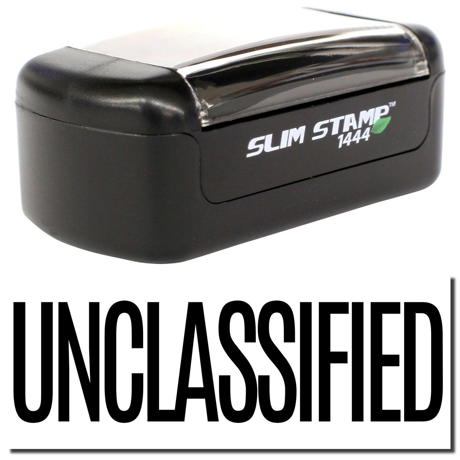 Slim Pre-Inked Unclassified Stamp Main Image