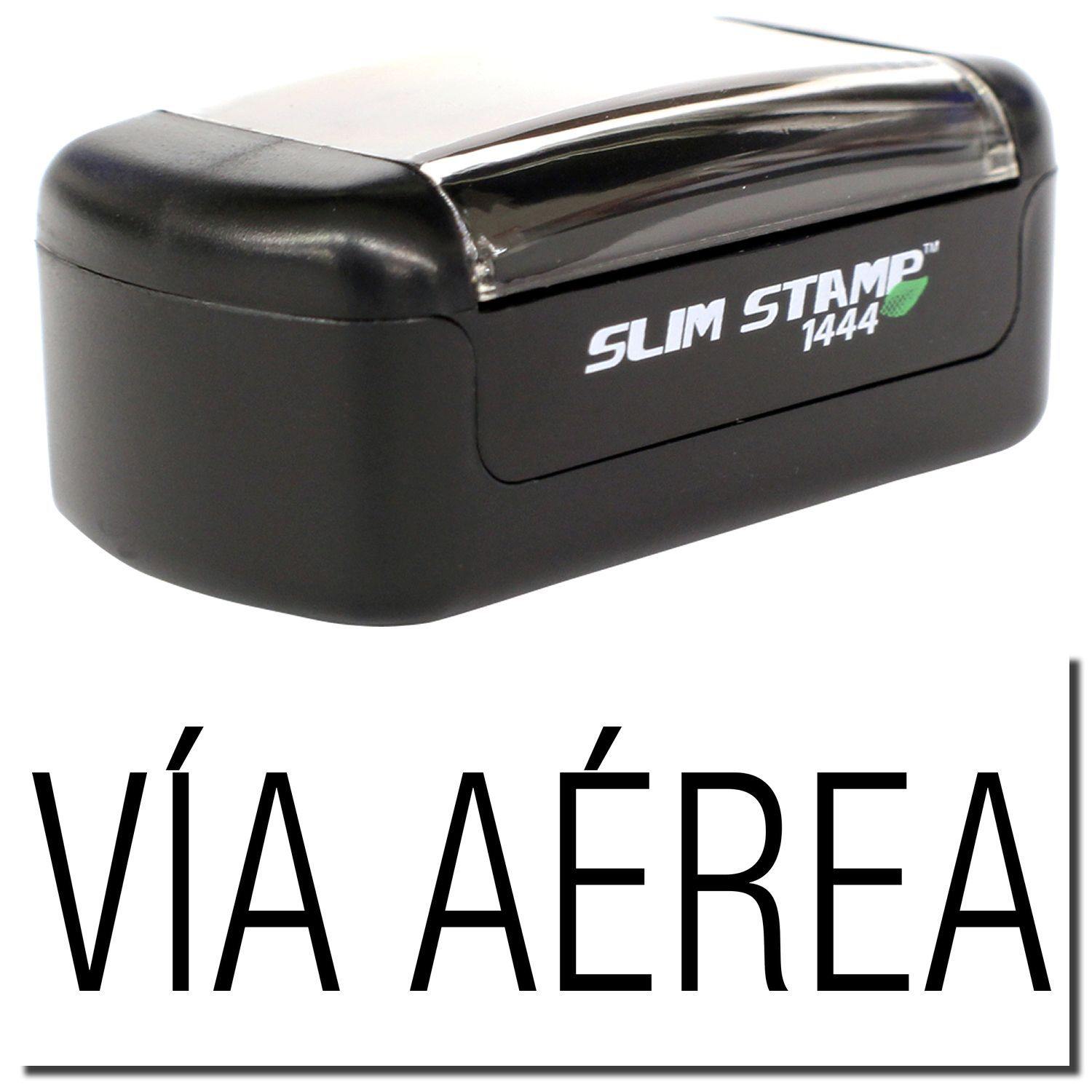 Slim Pre-Inked Via Aerea Stamp Main Image