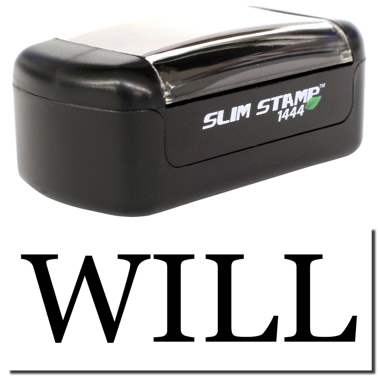 Slim Pre Inked Will Stamp Main Image