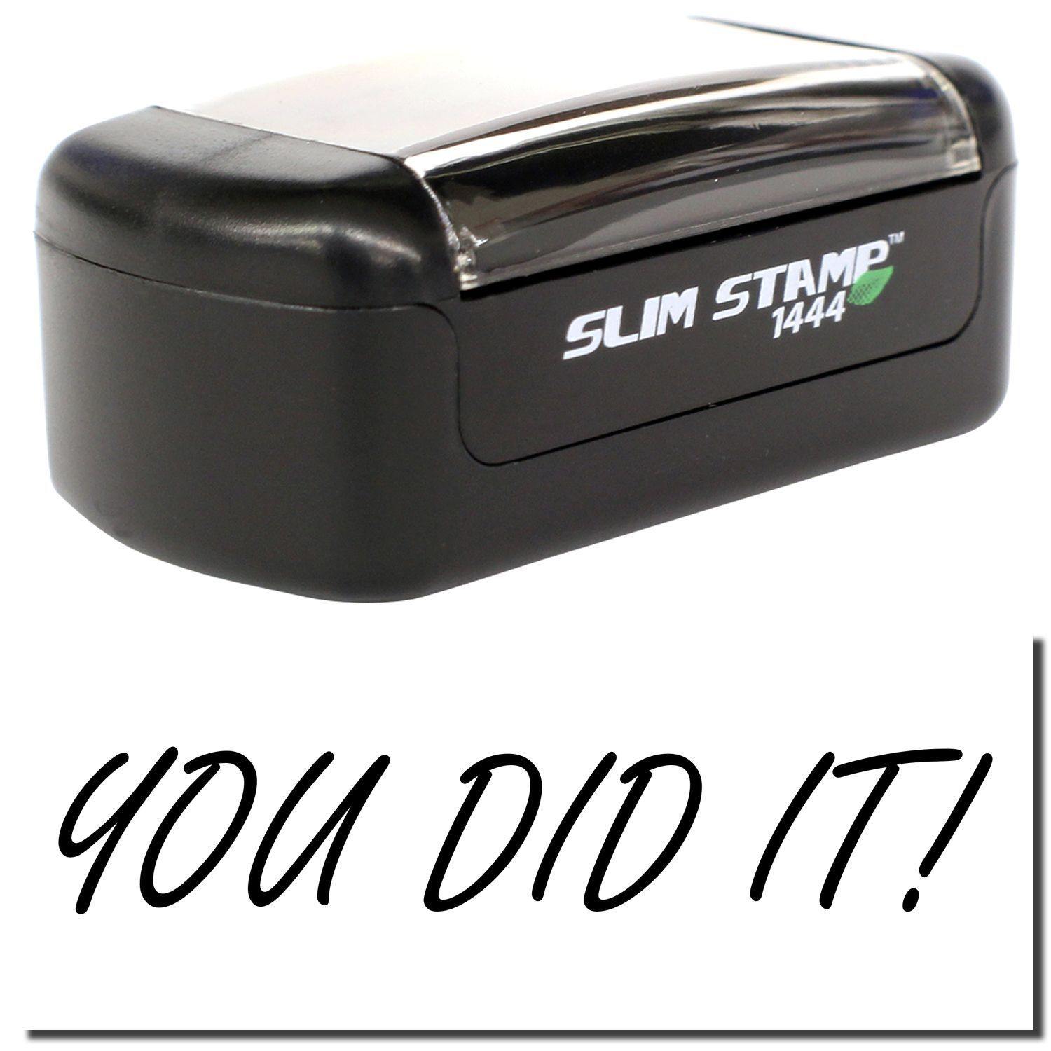 Slim Pre Inked You Did It Stamp Main Image
