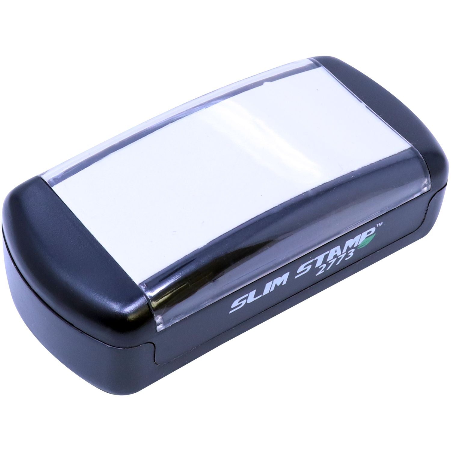 Slim Pre-Inked Certified Copy Stamp, black casing with a clear top, displaying the product name Slim Stamp 2773 on the side.