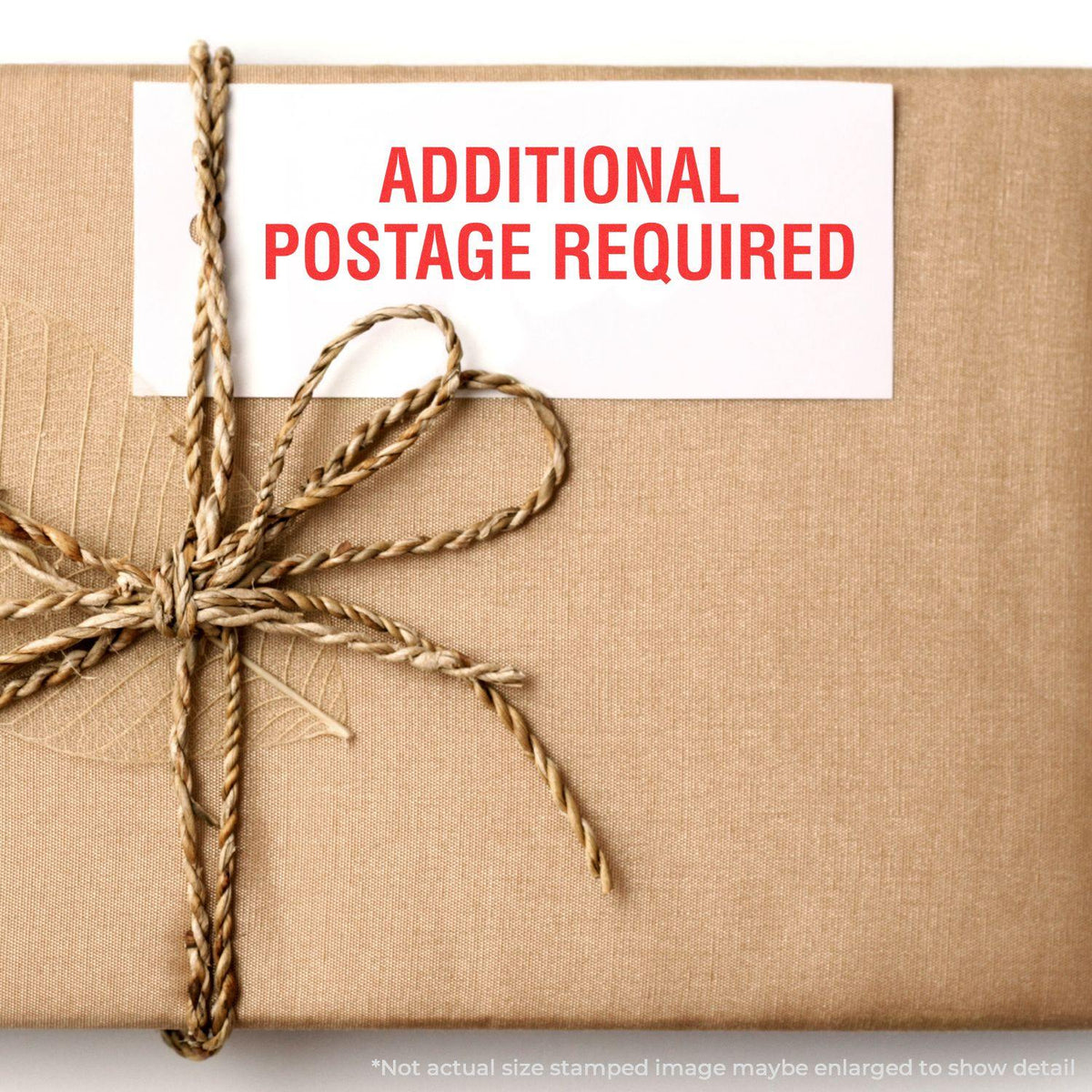 In Use Additional Postage Required Rubber Stamp Image