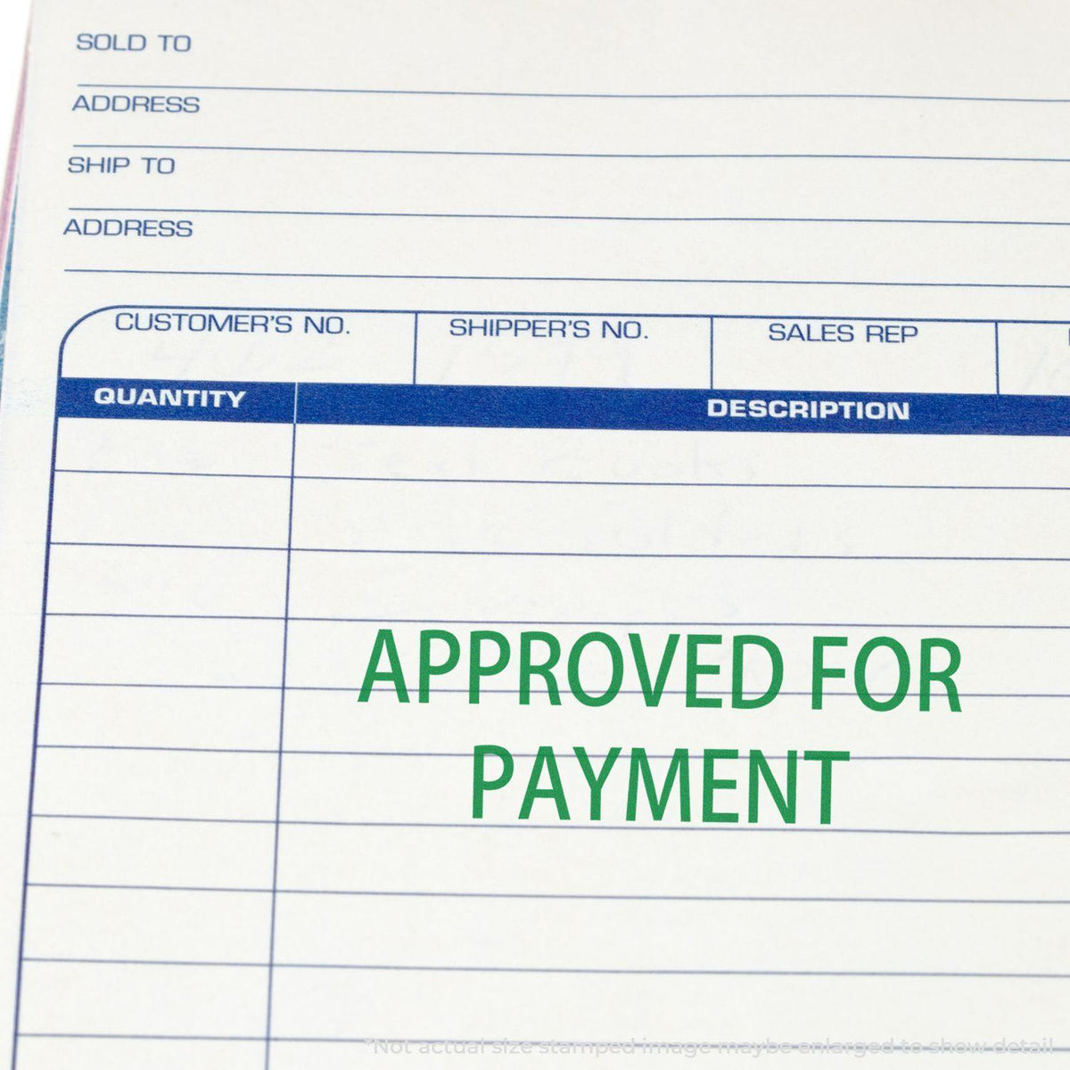 Self Inking Approved For Payment Stamp - Engineer Seal Stamps - Brand_Trodat, Impression Size_Small, Stamp Type_Self-Inking Stamp, Type of Use_Business