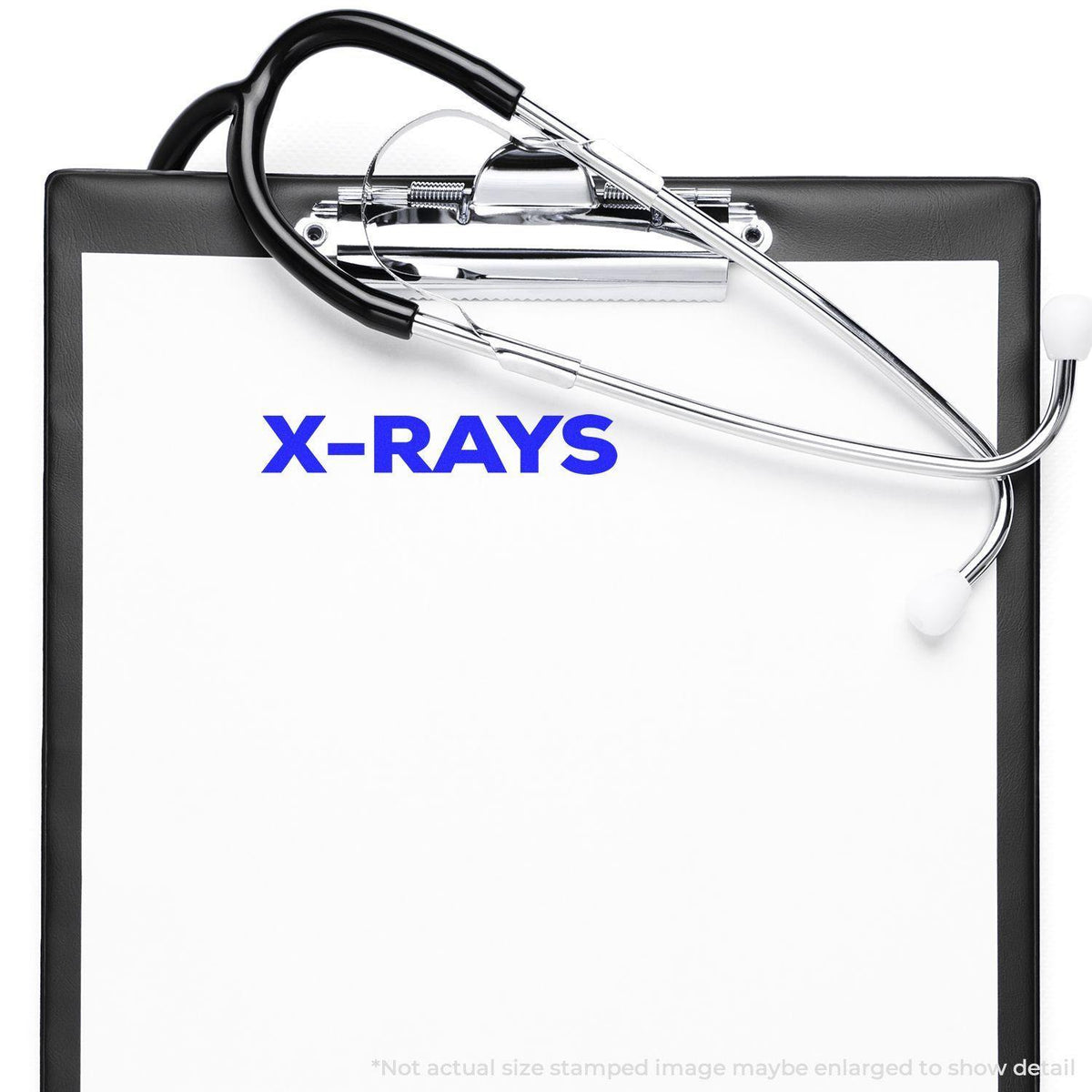 Large Bold X-Rays Rubber Stamp Lifestyle Photo