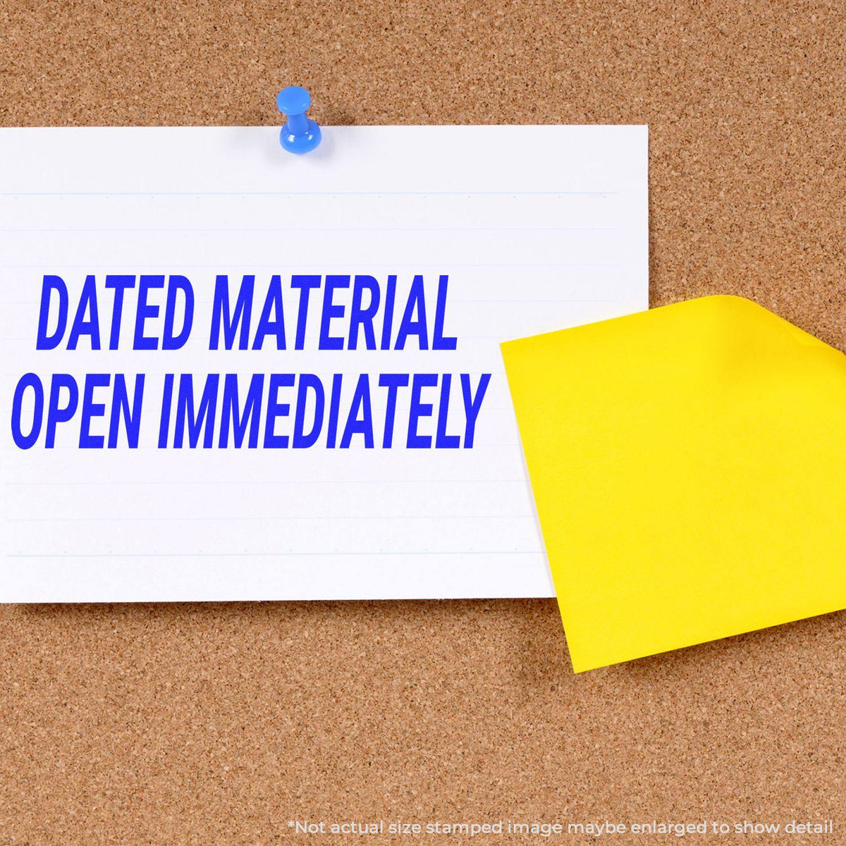 Dated Material Open Immediately Rubber Stamp Lifestyle Photo