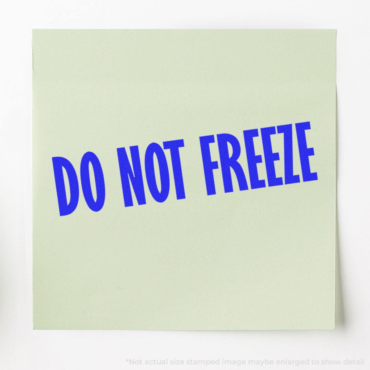 Do Not Freeze Rubber Stamp Lifestyle Photo