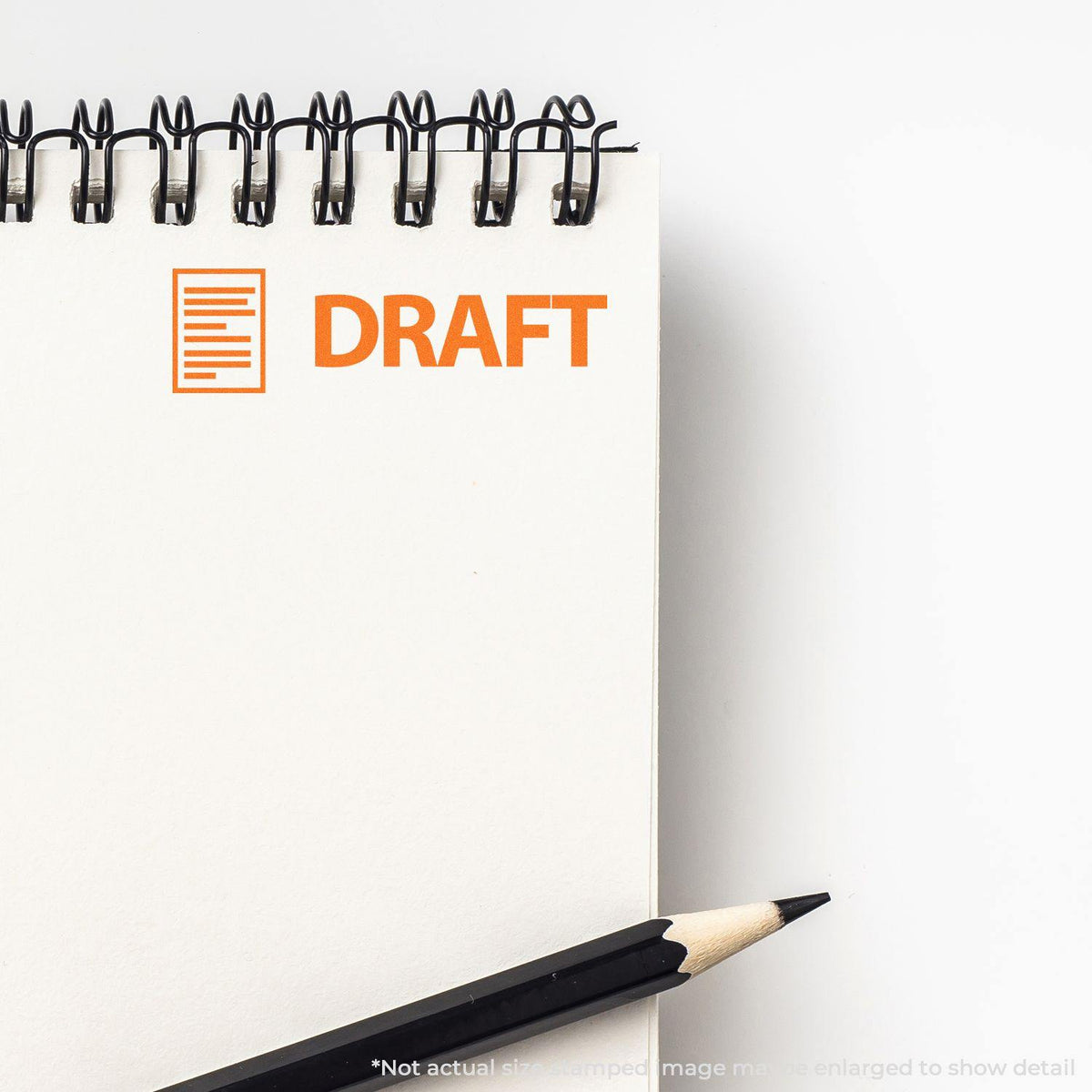 Large Self-Inking Draft with Letter Stamp - Engineer Seal Stamps - Brand_Trodat, Impression Size_Large, Stamp Type_Self-Inking Stamp, Type of Use_General, Type of Use_Office