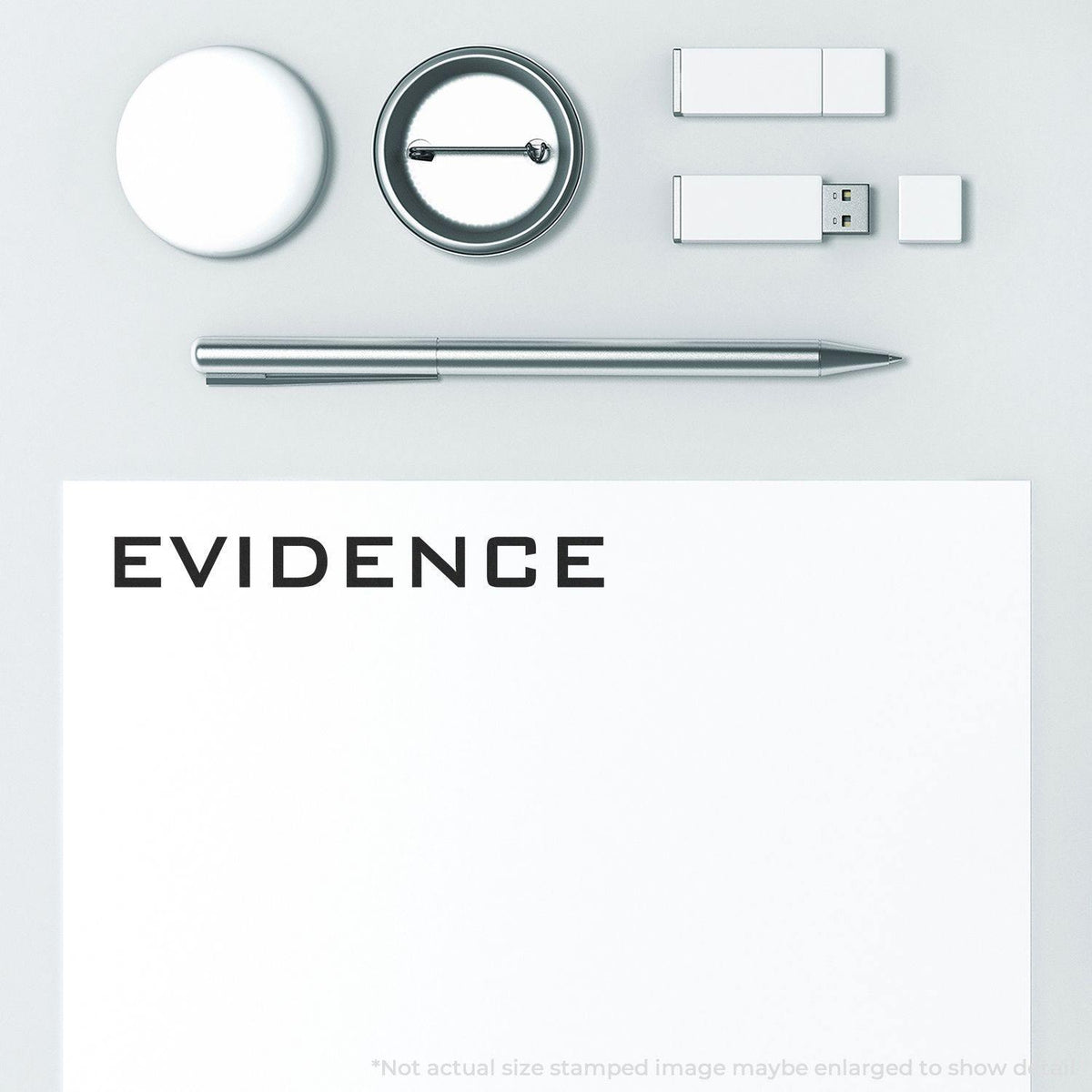 Evidence Rubber Stamp Lifestyle Photo