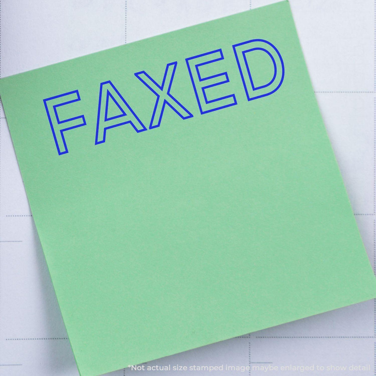 Large Self-Inking Faxed with Date Box Stamp - Engineer Seal Stamps - Brand_Trodat, Impression Size_Large, Stamp Type_Self-Inking Stamp, Type of Use_Business, Type of Use_Office, Type of Use_Professional