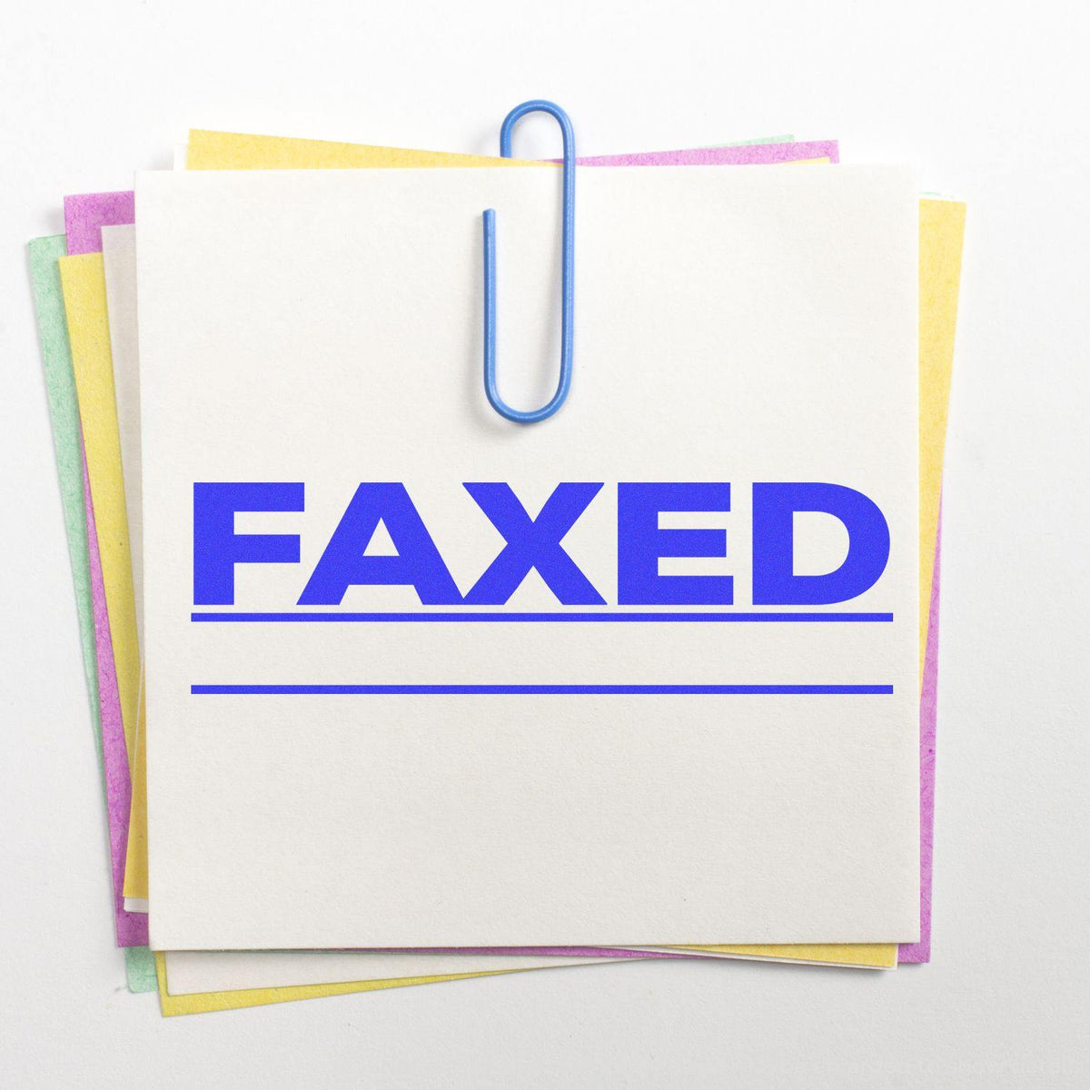 Large Self-Inking Faxed with Line Stamp - Engineer Seal Stamps - Brand_Trodat, Impression Size_Large, Stamp Type_Self-Inking Stamp, Type of Use_General, Type of Use_Office