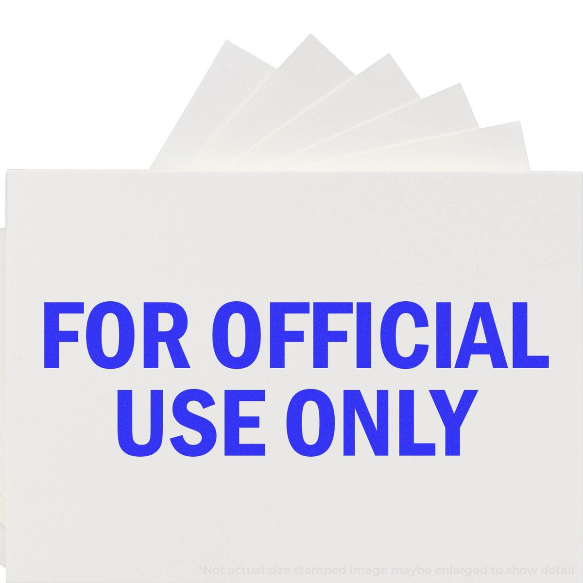 Large Pre-Inked For Official Use Only Stamp Lifestyle Photo