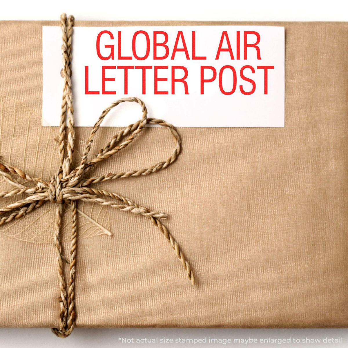 In Use Global Air Letter Post Rubber Stamp Image