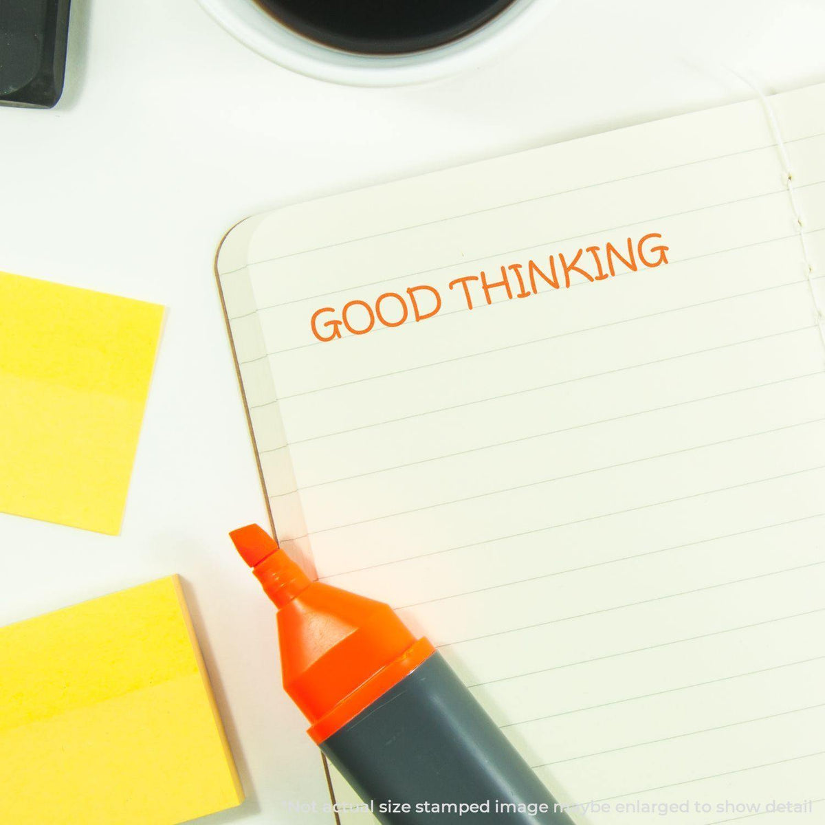 Good Thinking Rubber Stamp In Use Photo